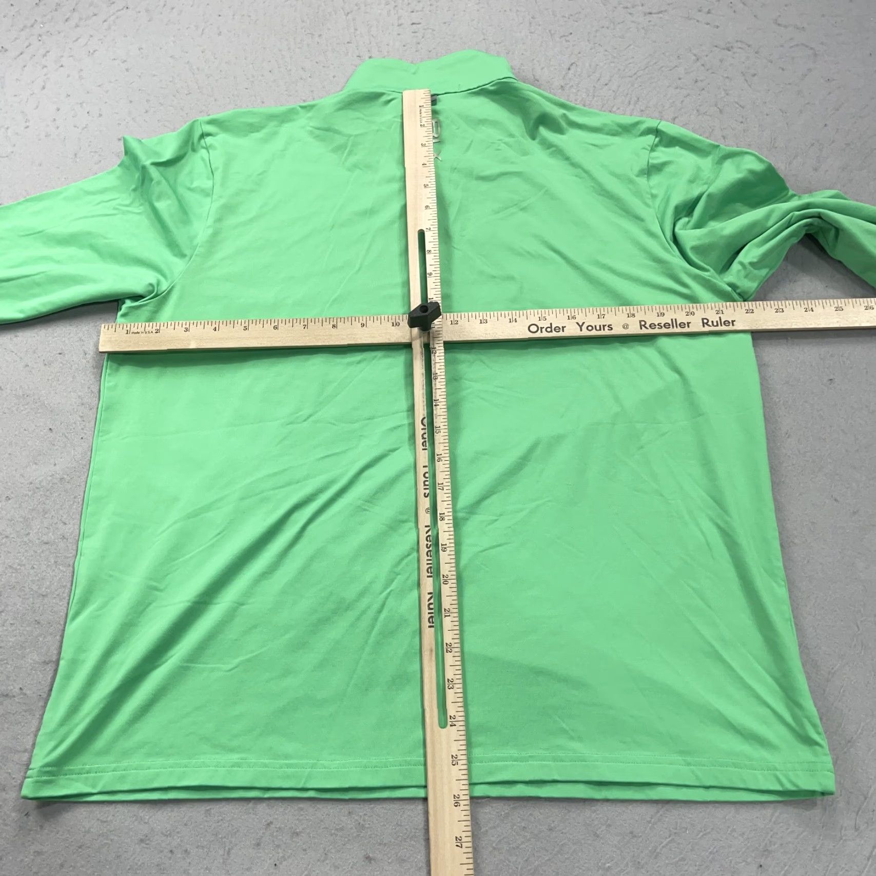 RLX Ralph Lauren RLX Ralph Lauren Jacket Mens Large Green Driver Performance Golf Logo 1/4 Zip Size US L / EU 52-54 / 3 - 7 Thumbnail