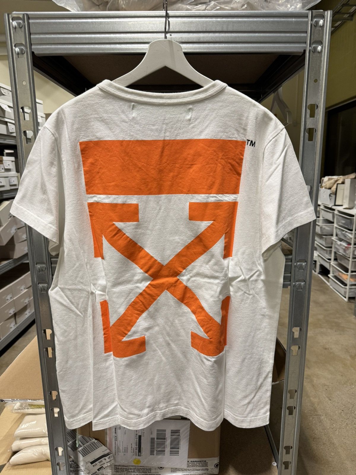 Off-White Off-White Arrow T-Shirt NEW 475$ Size US S / EU 44-46 / 1 - 1 Thumbnail
