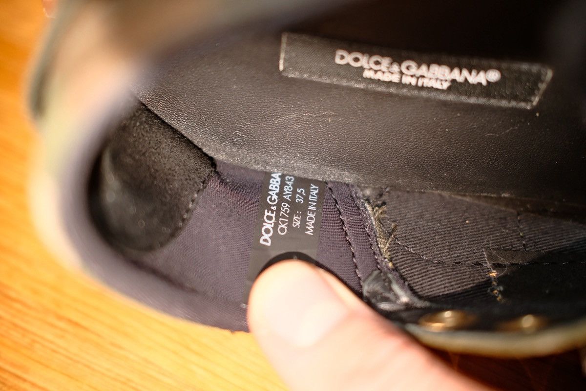Dolce & Gabbana Dolce & Gabbana Sneakers Unisex Military Green Size US 7.5 / IT 37.5 - 4 Thumbnail