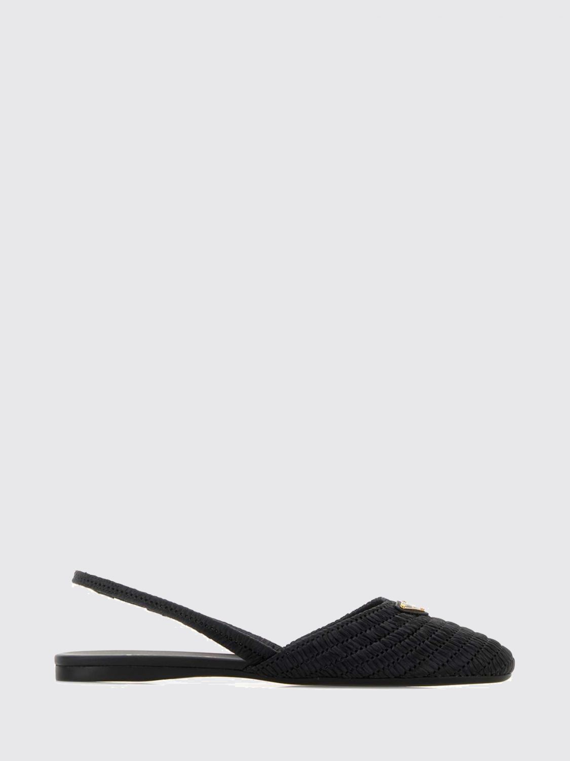 Prada Prada Ballet Flat Woman Black Size US 11 / IT 41 - 1 Preview