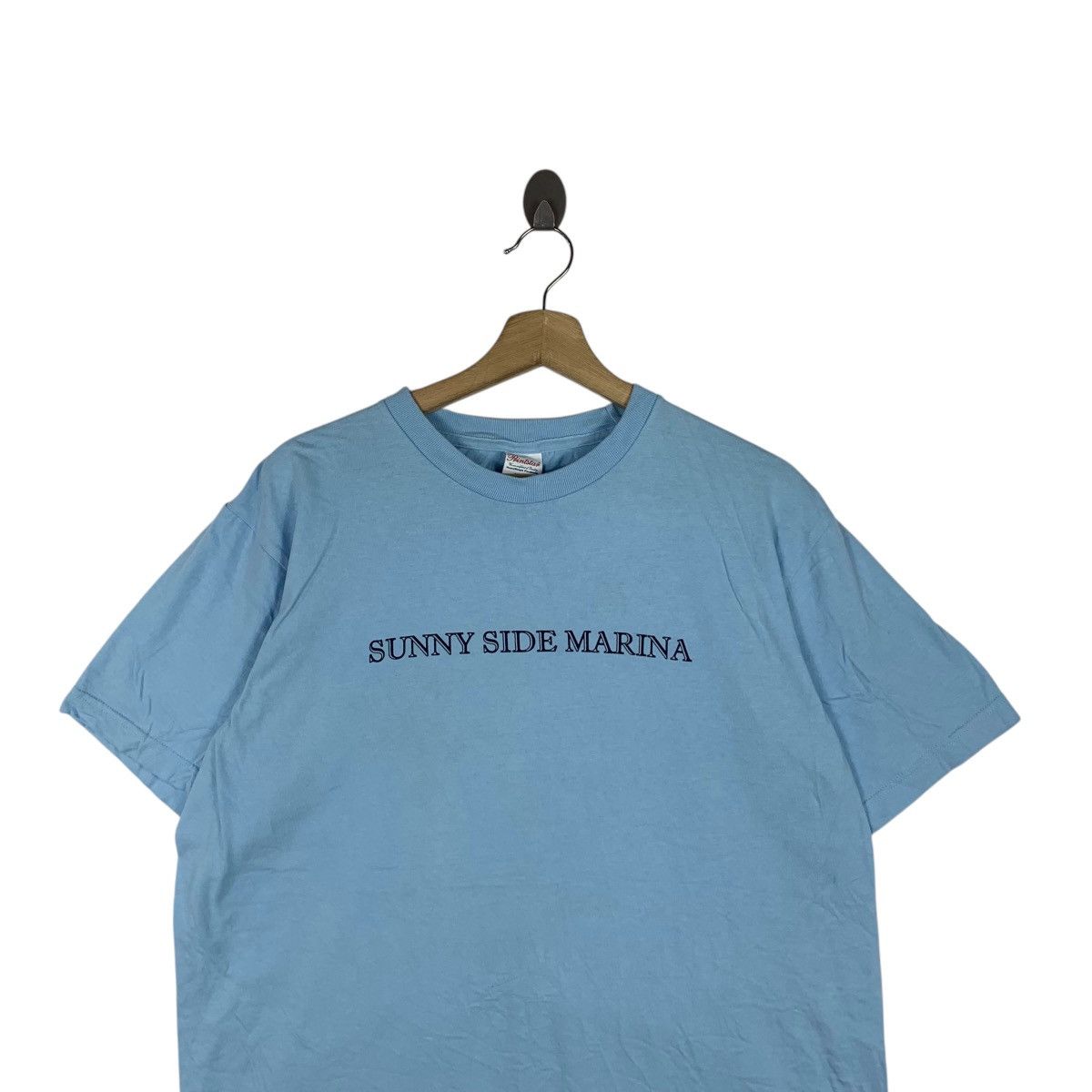 Vintage SHONAN SUNNY SIDE MARINA Japan National Park Tee Shirt Size US L / EU 52-54 / 3 - 2 Thumbnail