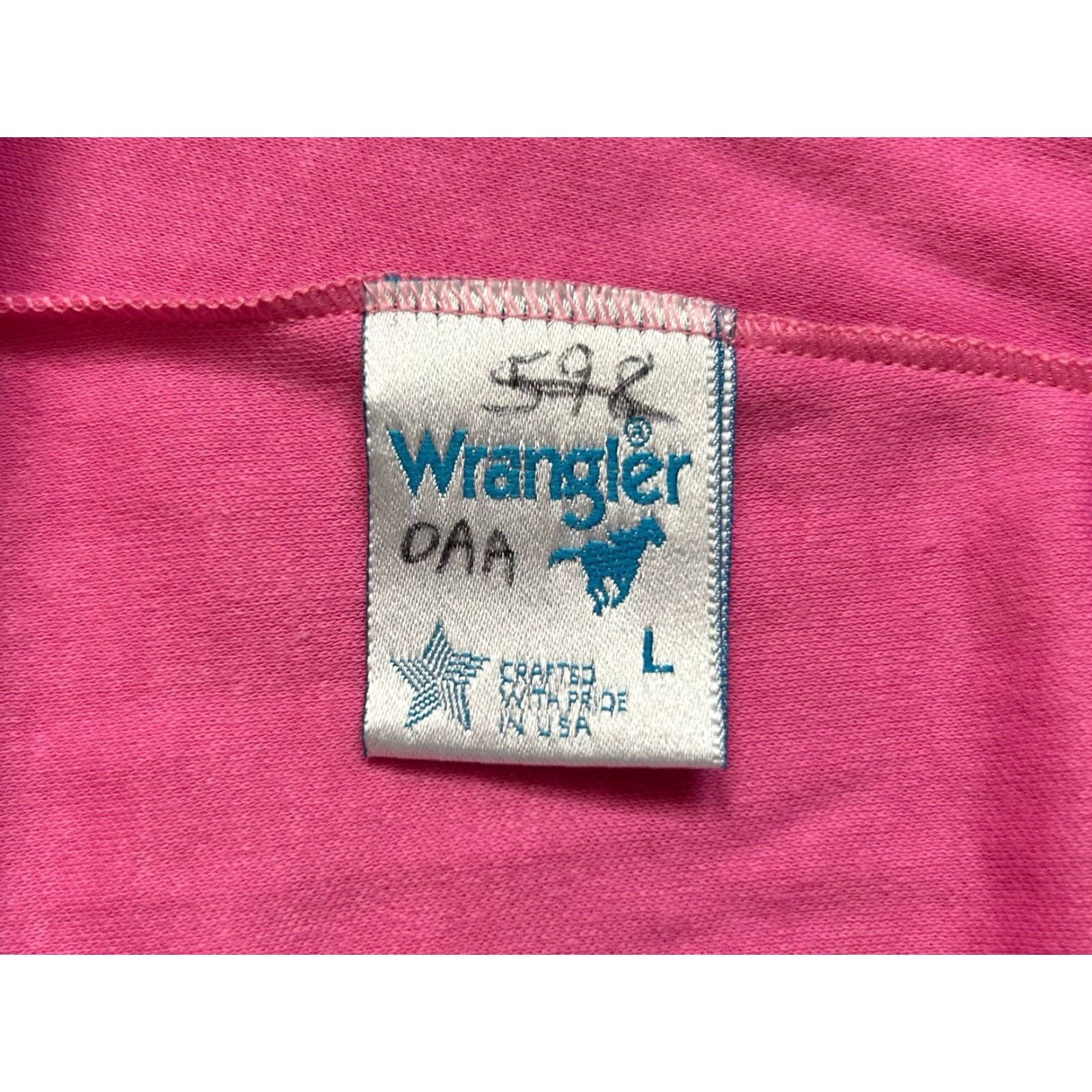 Wrangler VINTAGE Wrangler Shorts Womens L Deadstock NWT 80s Made in USA Pink USA Athletic Cotton/Polyester 2" Inseam Girls/Mens? Size 36" / US 14 / IT 50 - 6 Thumbnail