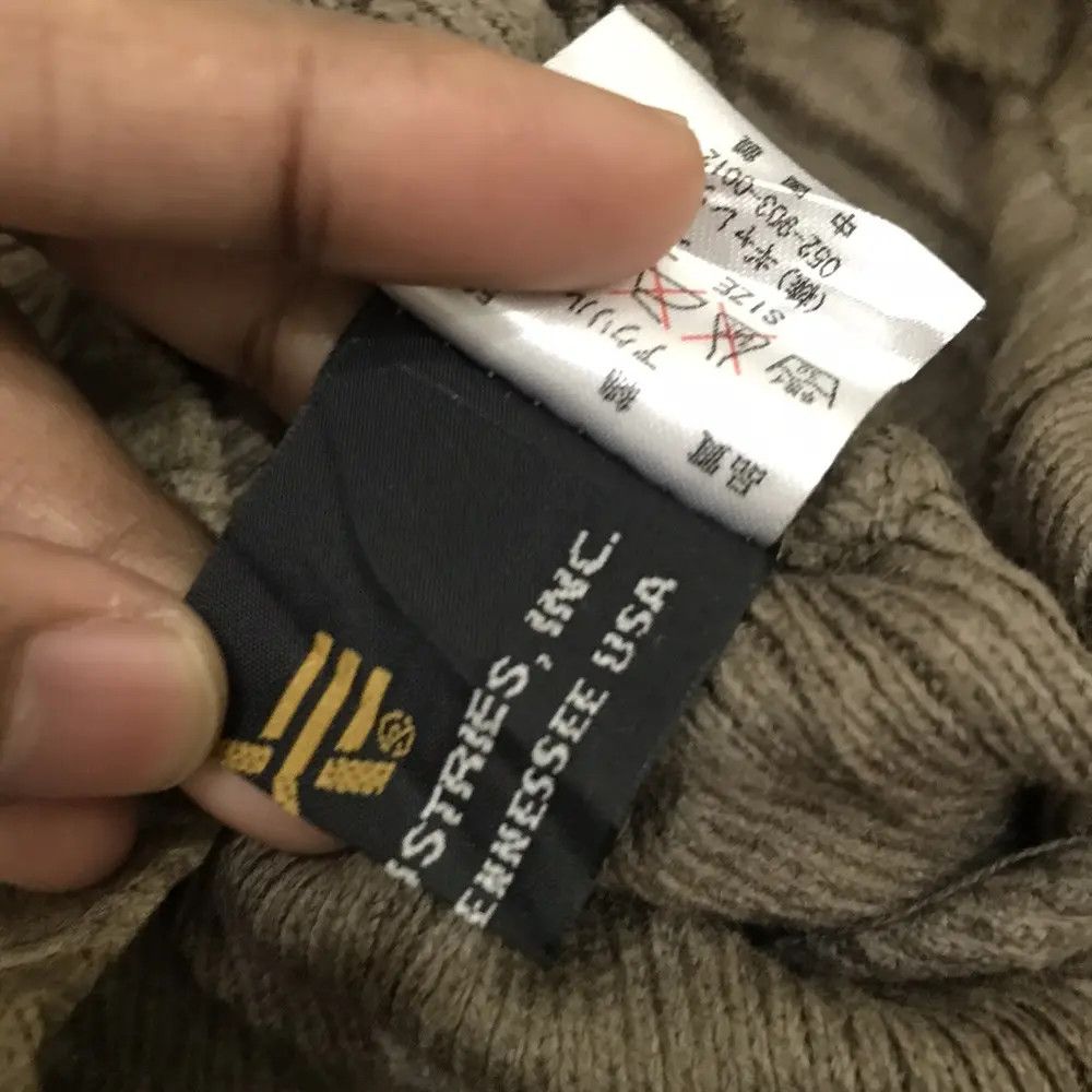 Alpha Industries × Vintage Alpha Industries Overprint Beanie Hat Size ONE SIZE - 11 Thumbnail