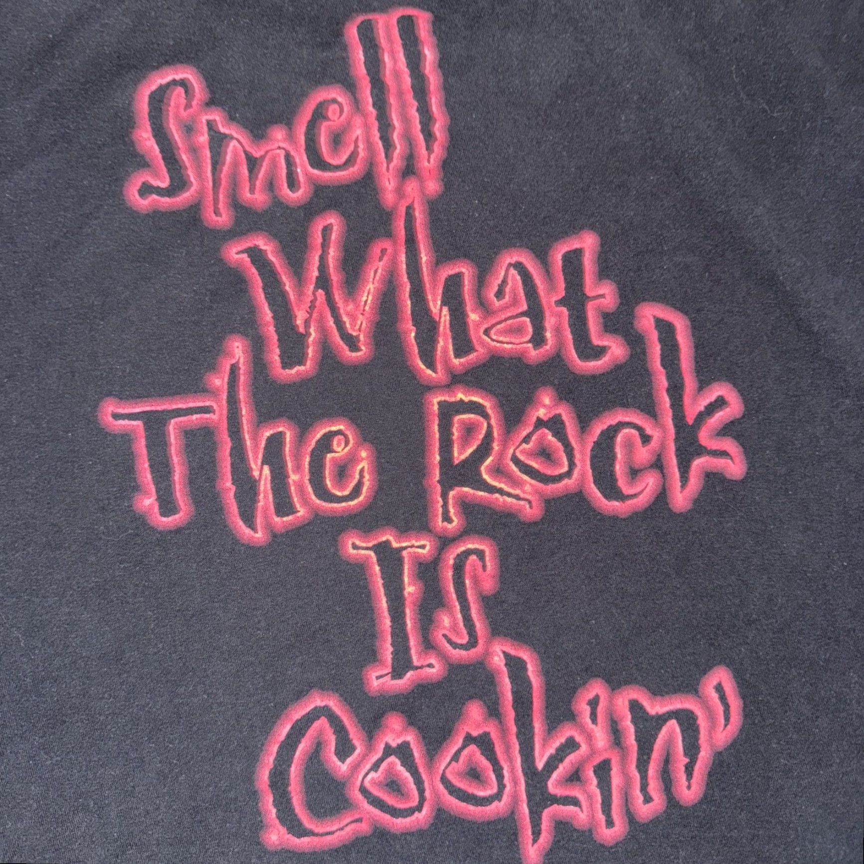 Logo 7 WWE The Rock Smell What The Rock Is Cooking T-Shirt Black 3XL Adult Mens 27x28 Graphic Print Logo Short Sleeve Rock Wwf Wrestling The Rock Top Seller Size US XXL / EU 58 / 5 - 5 Thumbnail