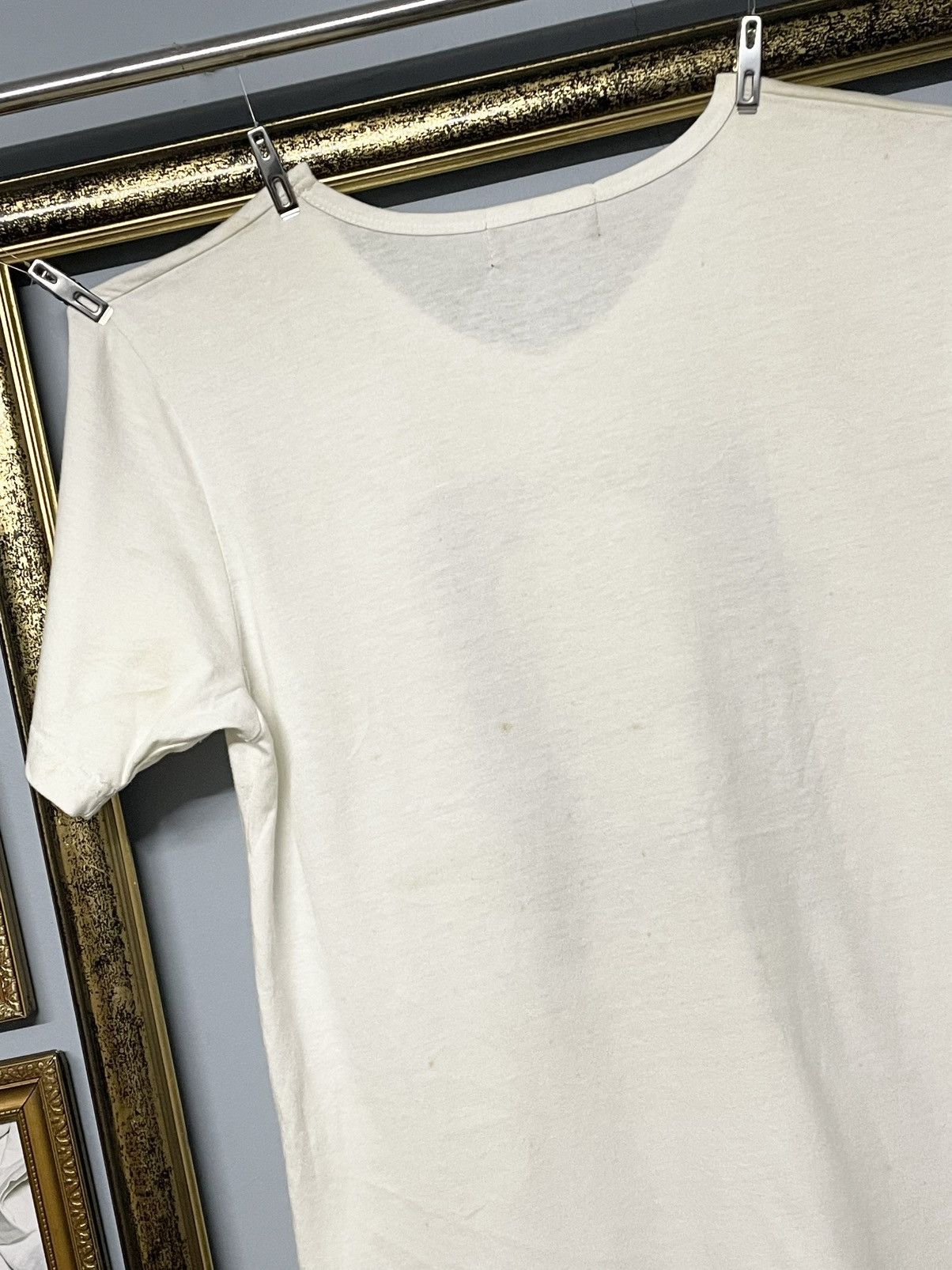 Designer Vintage 1990s Japan Designer Re Roen Skull Biohazard Tee Size US S / EU 44-46 / 1 - 9 Thumbnail