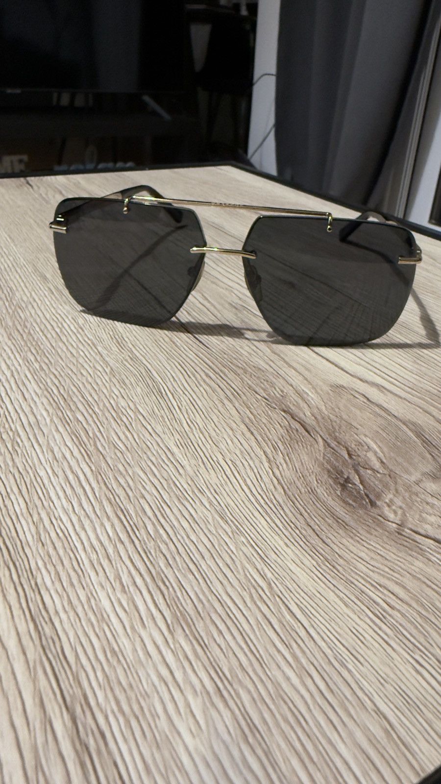Chopard Chopard Gold Rimless Polarized Sunglasses – SCHD55 Size ONE SIZE - 11 Thumbnail