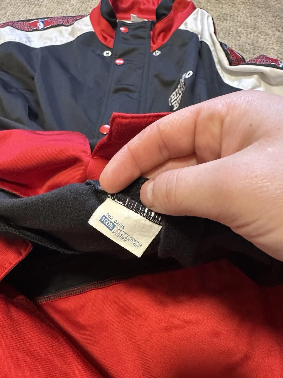 Champion 90s Champion Chicago Bulls Training Shirt Snap Button Zip Up Size US L / EU 52-54 / 3 - 8 Thumbnail