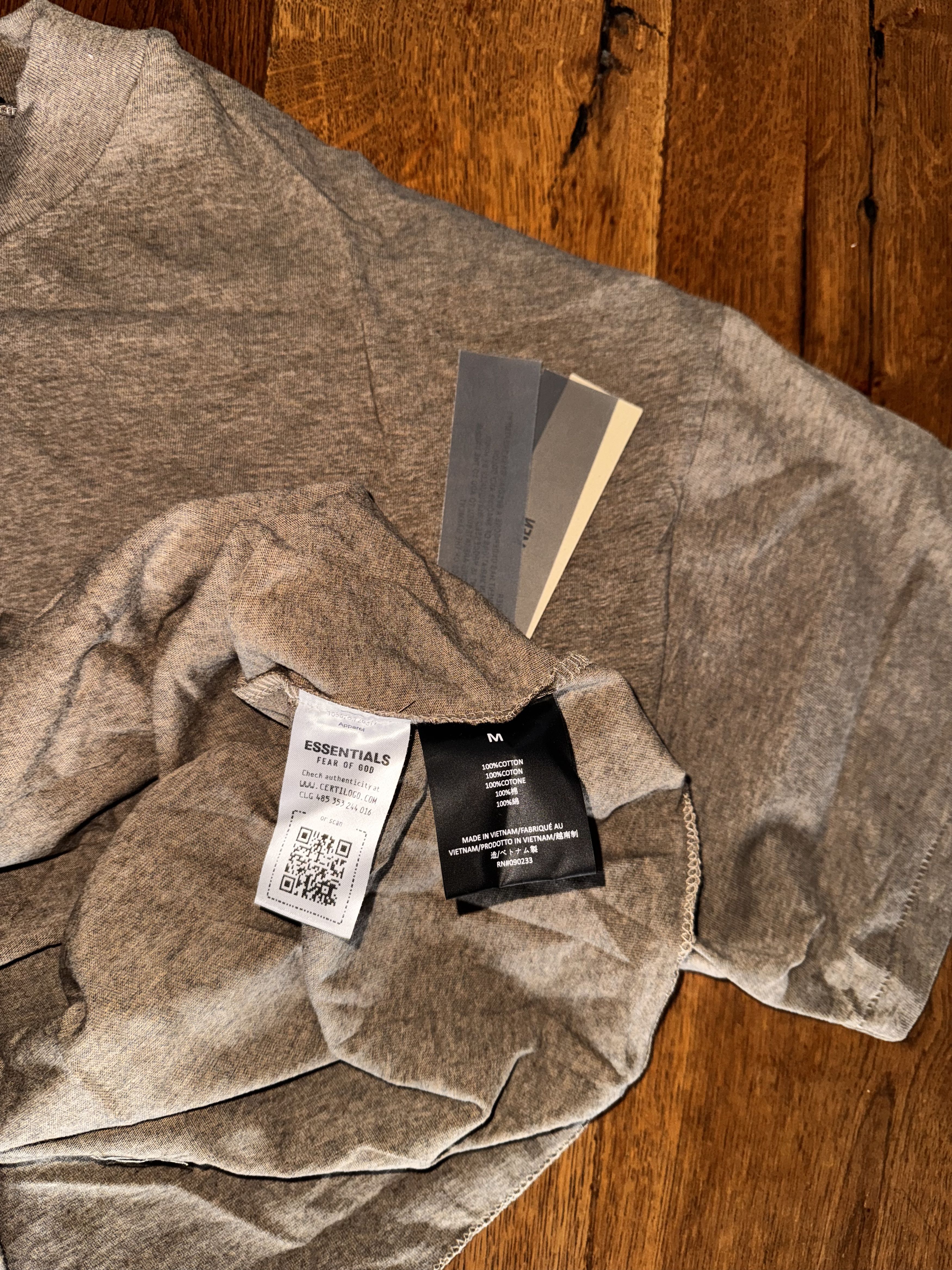 Essentials Fear of God Essentials T-shirt Heather Grey Size US M / EU 48-50 / 2 - 4 Thumbnail