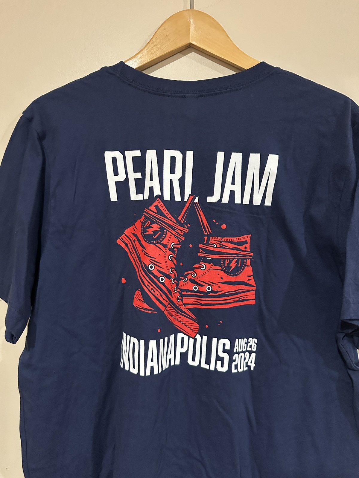 Pearl Jam tour t shirt Indianapolis 2024