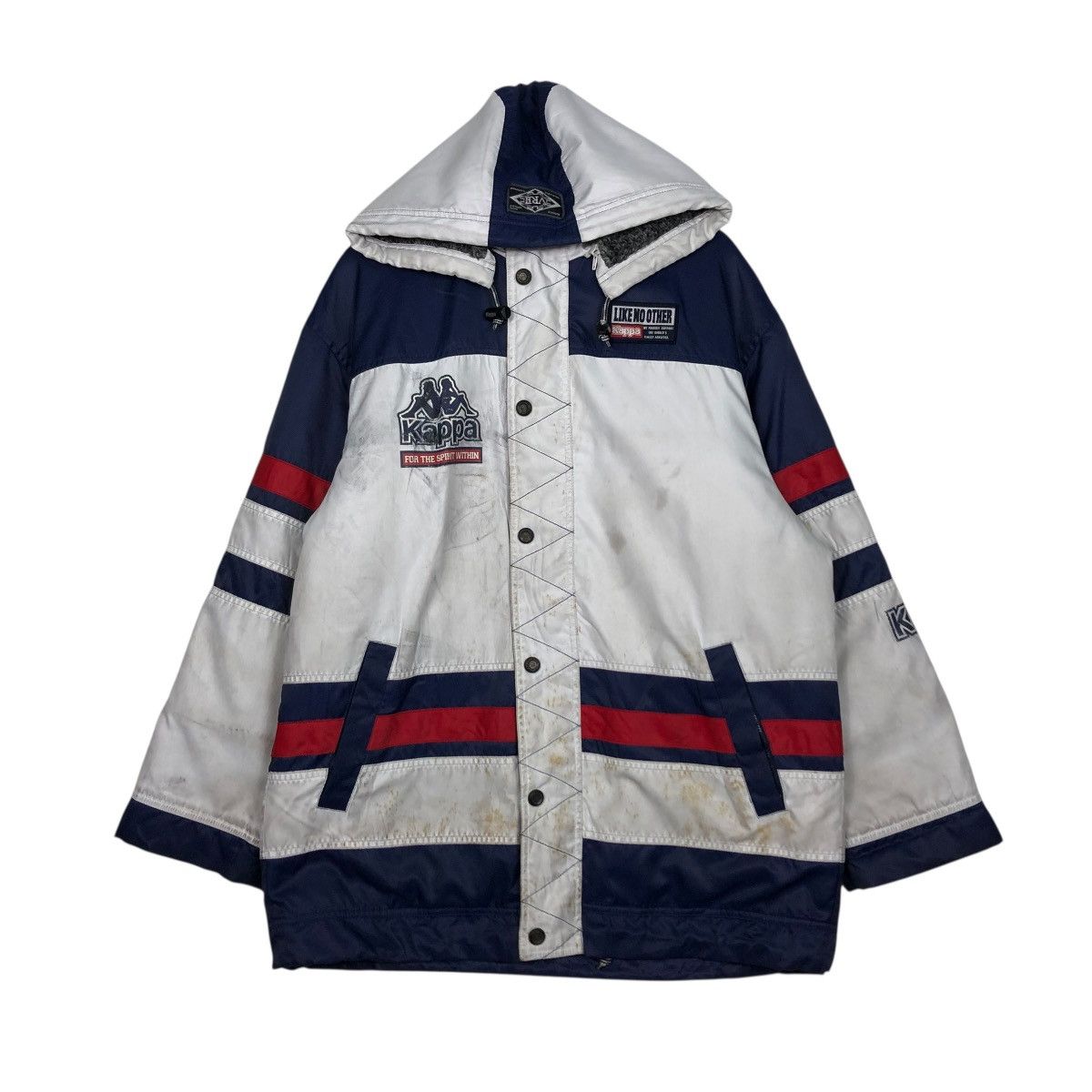Japanese Brand 🔥VINTAGE SKI JACKET MULTI POCKET UTILITY KAPPA Size US L / EU 52-54 / 3 - 3 Thumbnail