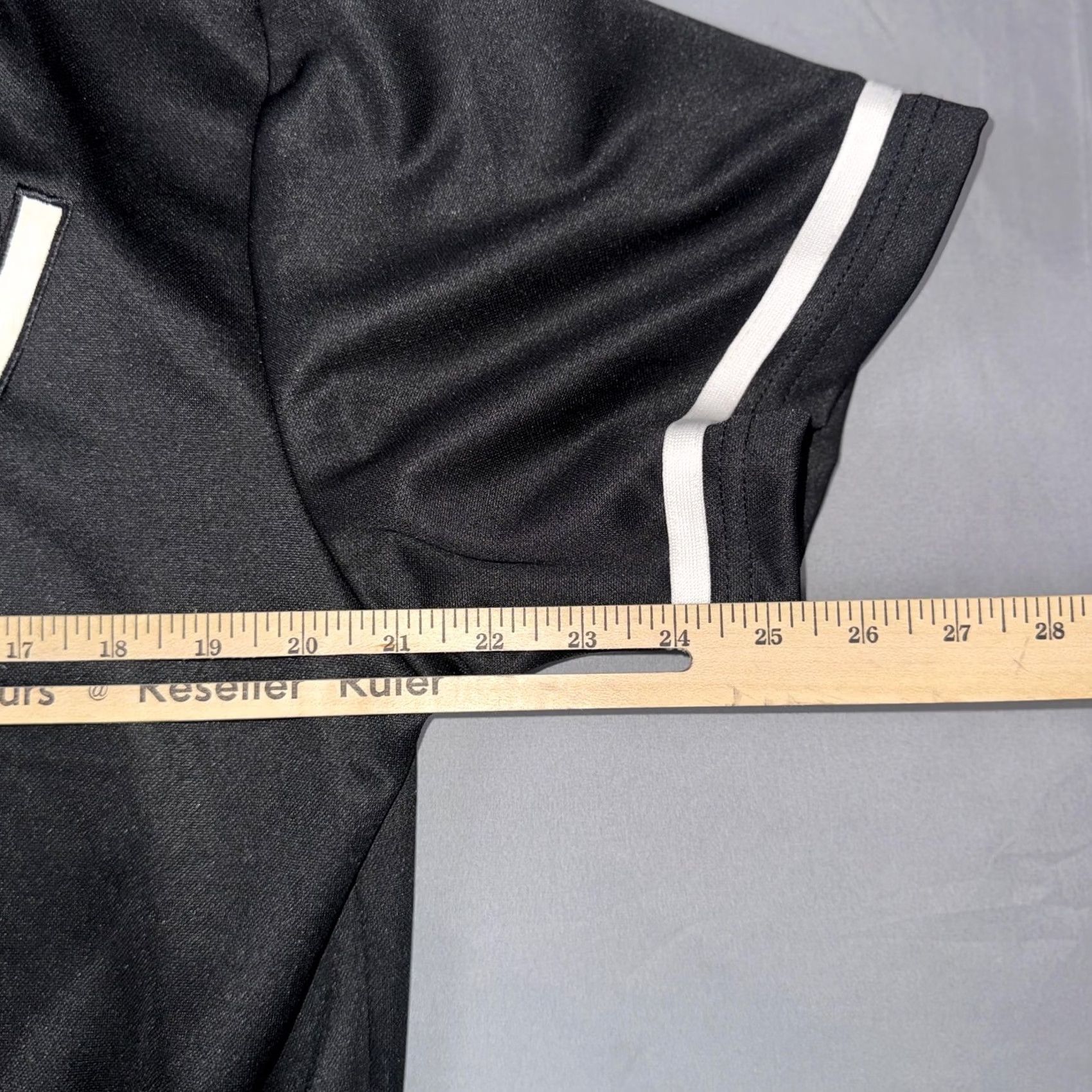 Vintage Yultron Baseball Jersey Mens Medium Black Ravers 01 Button Front Graphic Shirt Size US M / EU 48-50 / 2 - 7 Thumbnail