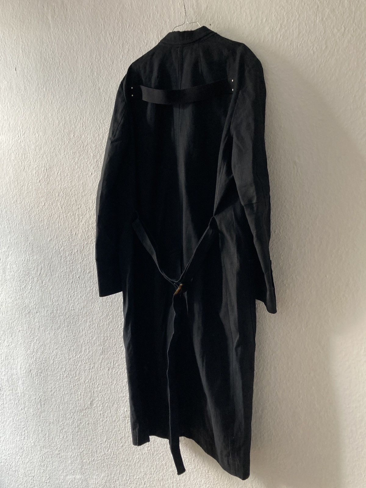 Rick Owens F/W 22 „STROBE“ Hemp & Cotton "Lido" Trench Coat Rick Owens Size US L / EU 52-54 / 3 - 11 Thumbnail