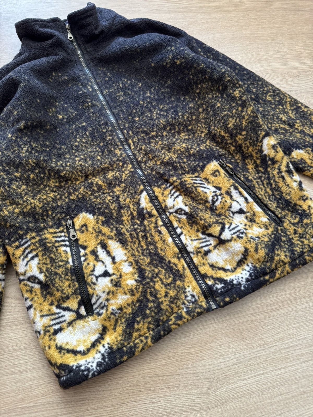 Vintage Vintage 00s y2k All Over Print Tiger Japanese Fleece Jacket Size US S / EU 44-46 / 1 - 2 Thumbnail