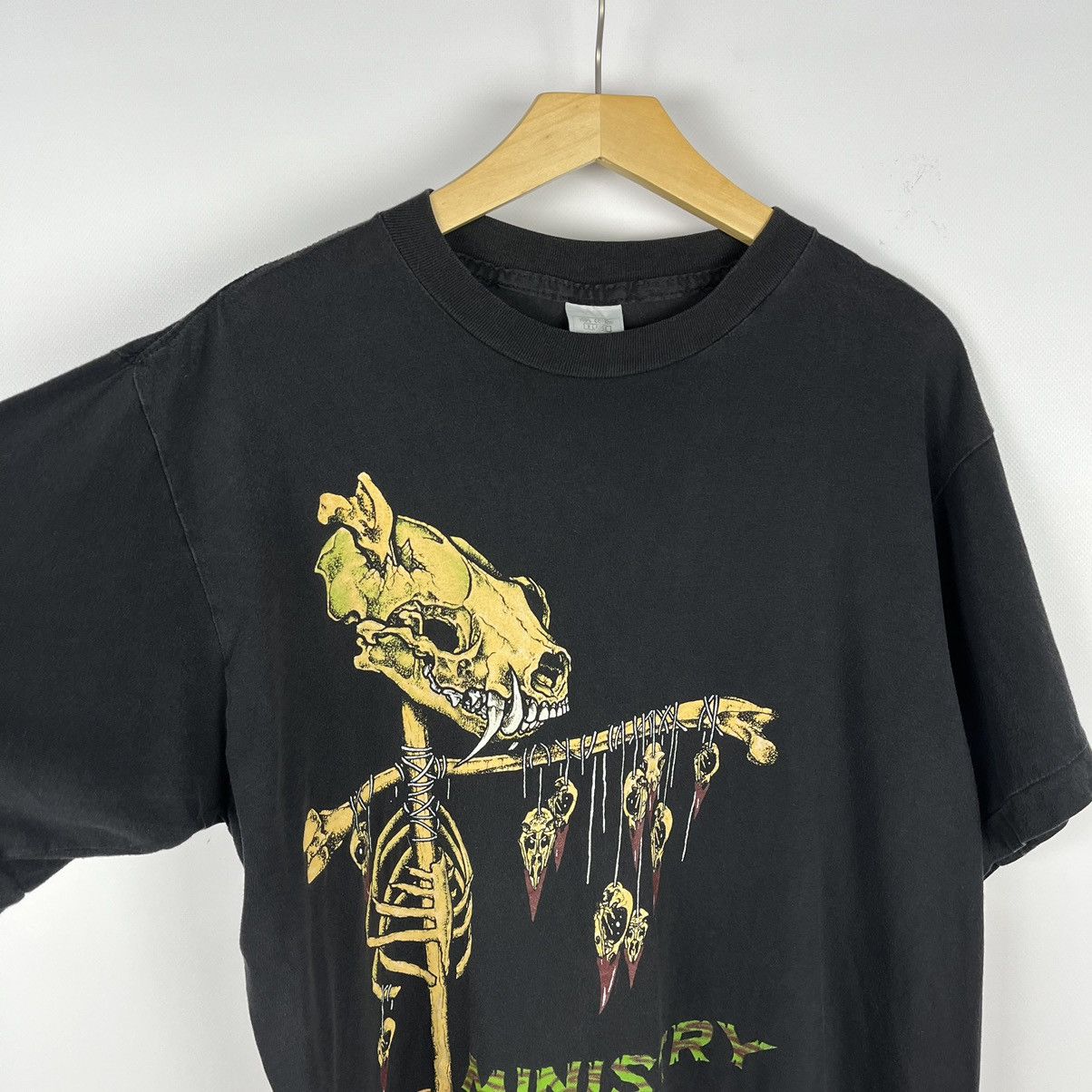 Band Tees × Vintage Vintage Ministry Scarecrow rare rock band tee 1992 Size US XL / EU 56 / 4 - 3 Thumbnail