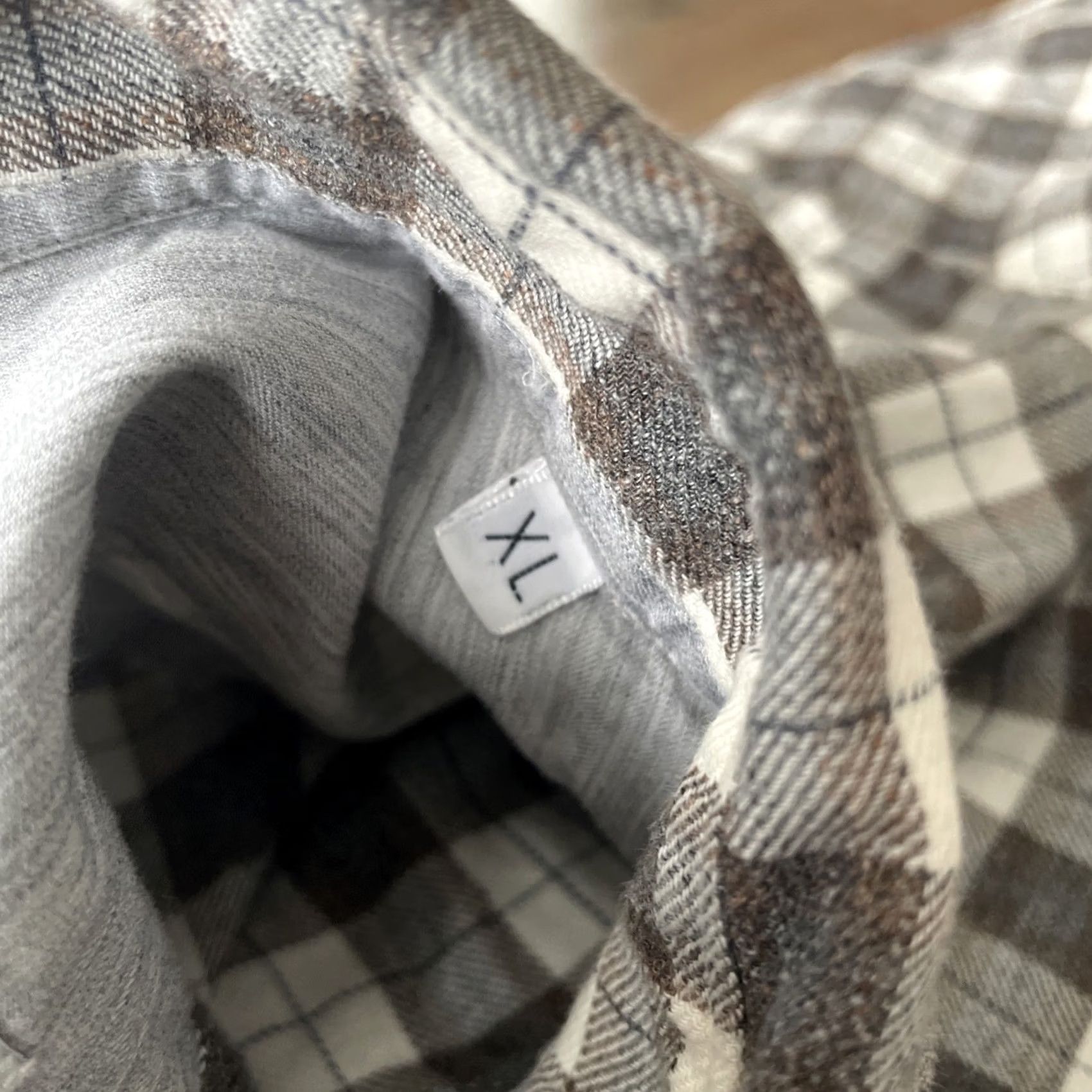 Eleventy VINTAGE Eleventy Platinum Flannel Shirt Men XL Gingham Plaid Checkered 100% Cotton Italy Size US XL / EU 56 / 4 - 4 Thumbnail