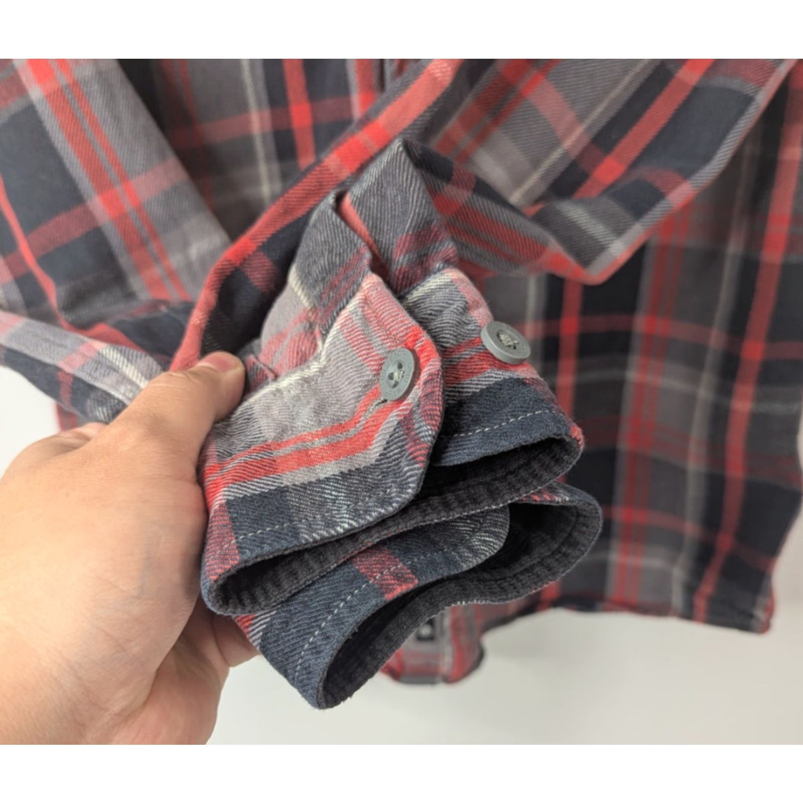 Element VINTAGE Element Flannel Shirt Men’s Medium Red Black Plaid Long Sleeve Button Skater Size US M / EU 48-50 / 2 - 4 Thumbnail