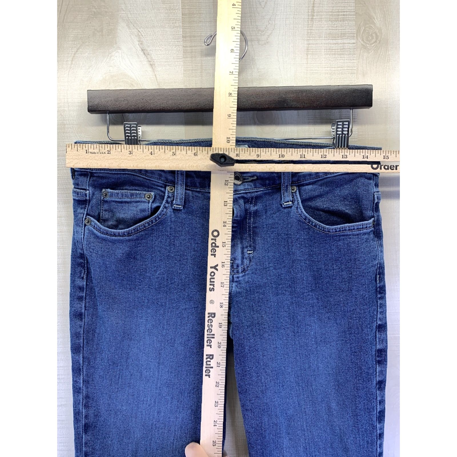 American Eagle Outfitters VINTAGE American Eagle Outfitters Jeans Womens Size 6 Reg Blue Boot Cut Denim 5-Pocket Design Hunter/Light Wash? Size 28" / US 6 / IT 42 - 3 Thumbnail