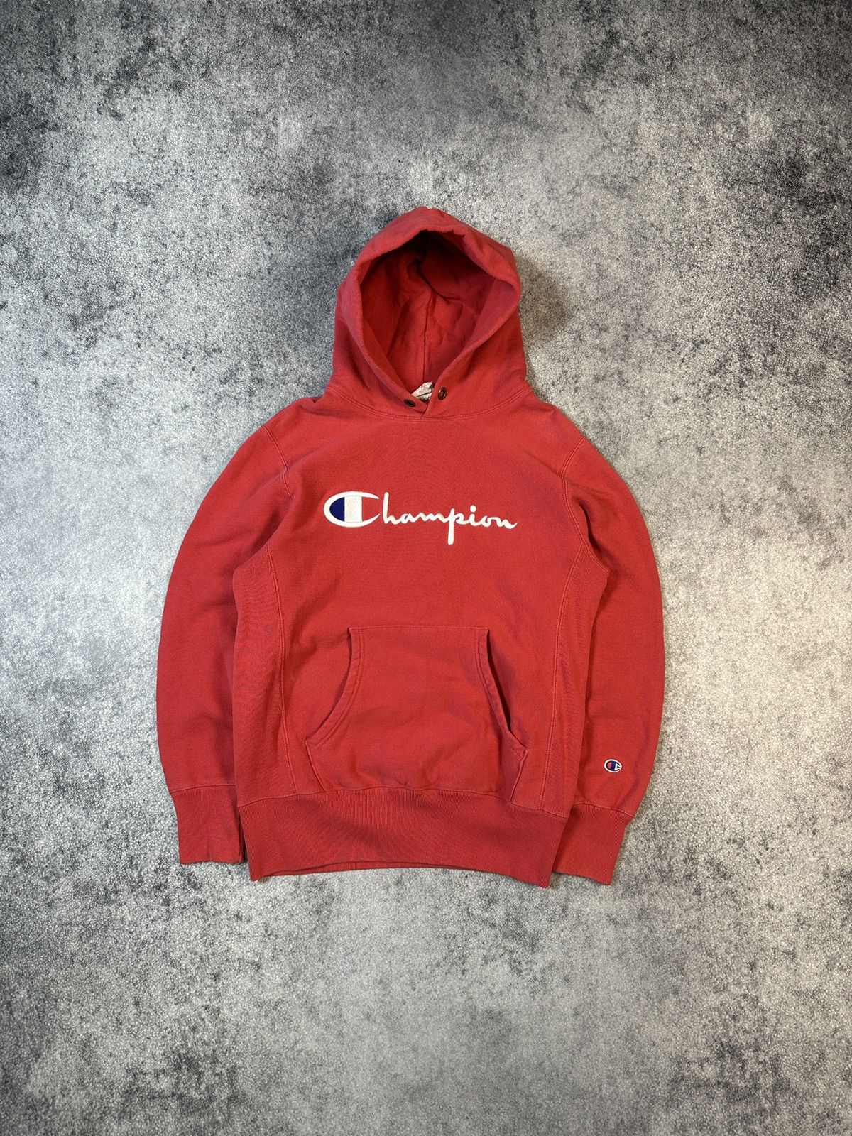 Champion × Vintage Champion Big Logo Hoodie Streetwear Rare Casual L USA Style Size US L / EU 52-54 / 3 - 1 Thumbnail