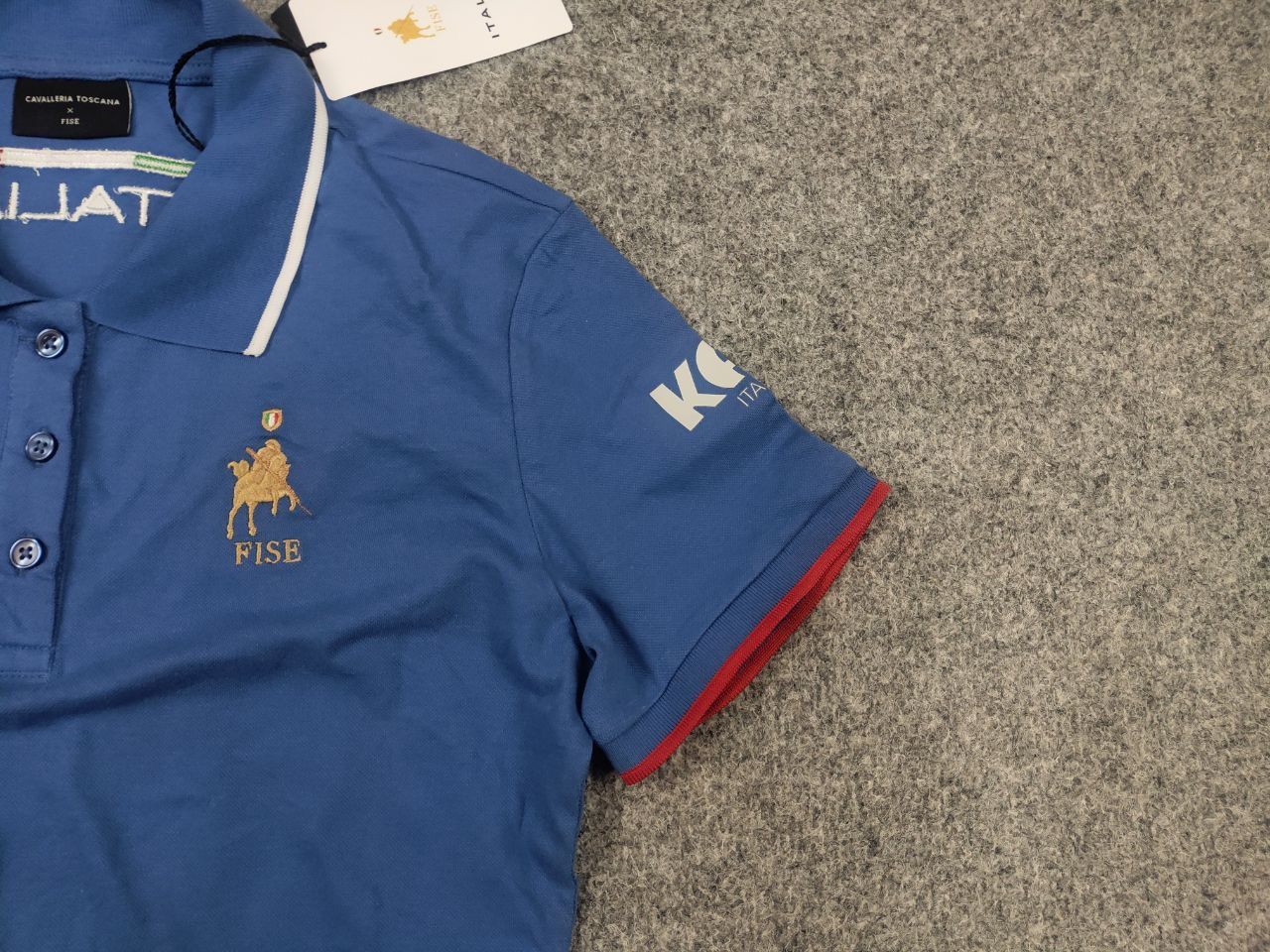 Vintage New Cavalleria Toscana x Fise Polo Donna Italia Logo Shirt Size M / US 6-8 / IT 42-44 - 6 Thumbnail