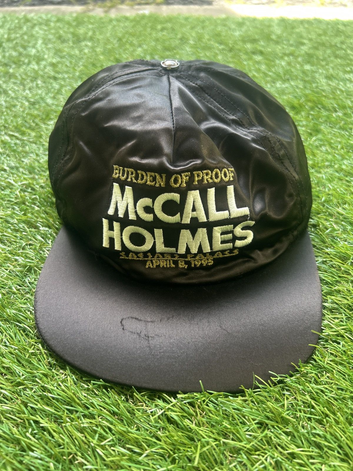 Vintage Vintage 1995 McCall vs Holmes Caesars Palace Fight Hat Size ONE SIZE - 1 Thumbnail