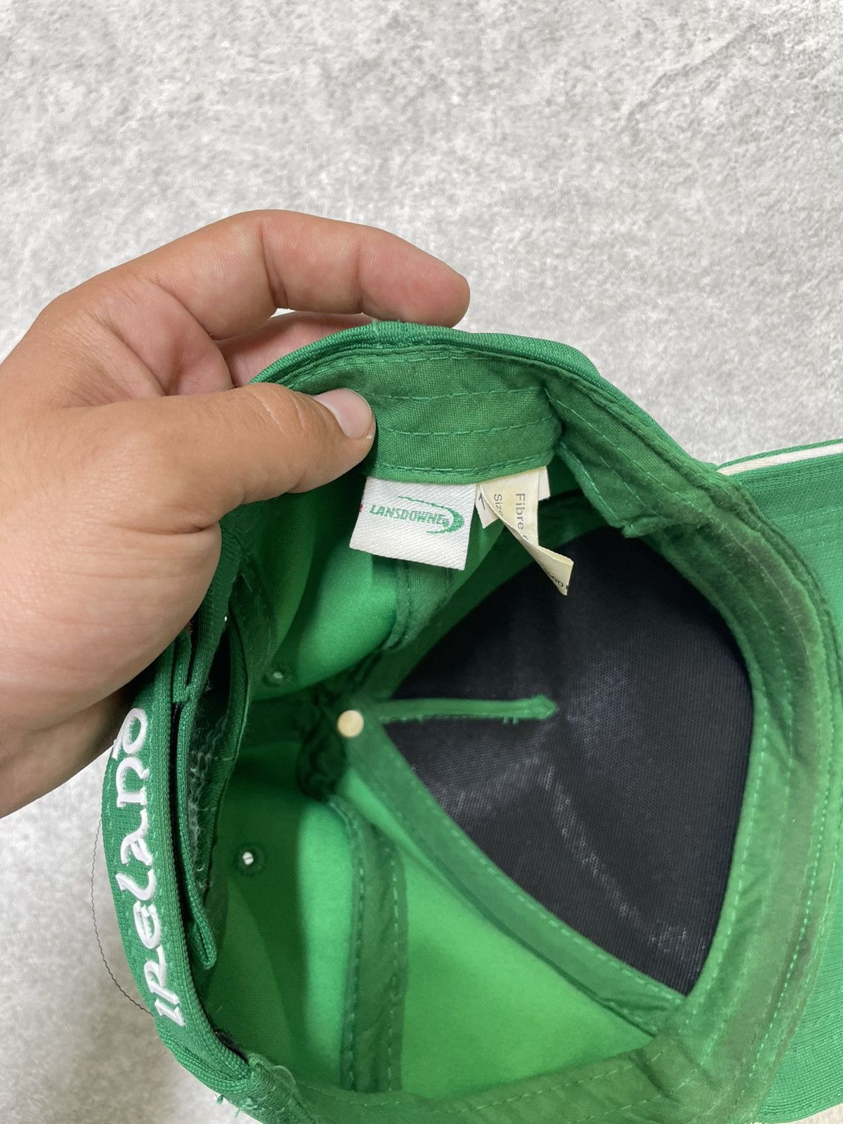 Japanese Brand Y2K Lansdowne Sports Emerald Green Baseball Cap Size ONE SIZE - 5 Thumbnail