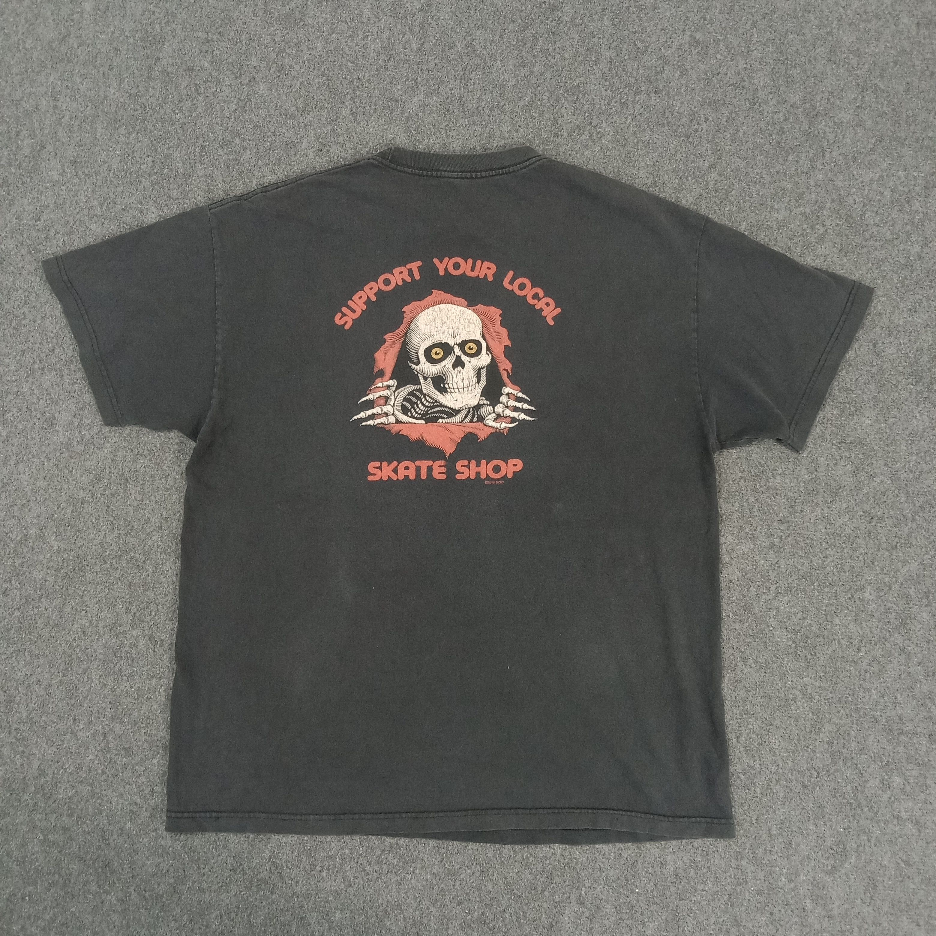 Powell Peralta × Vintage Powell Peralta American Skateboard Style Tshirt Size US XL / EU 56 / 4 - 1 Thumbnail