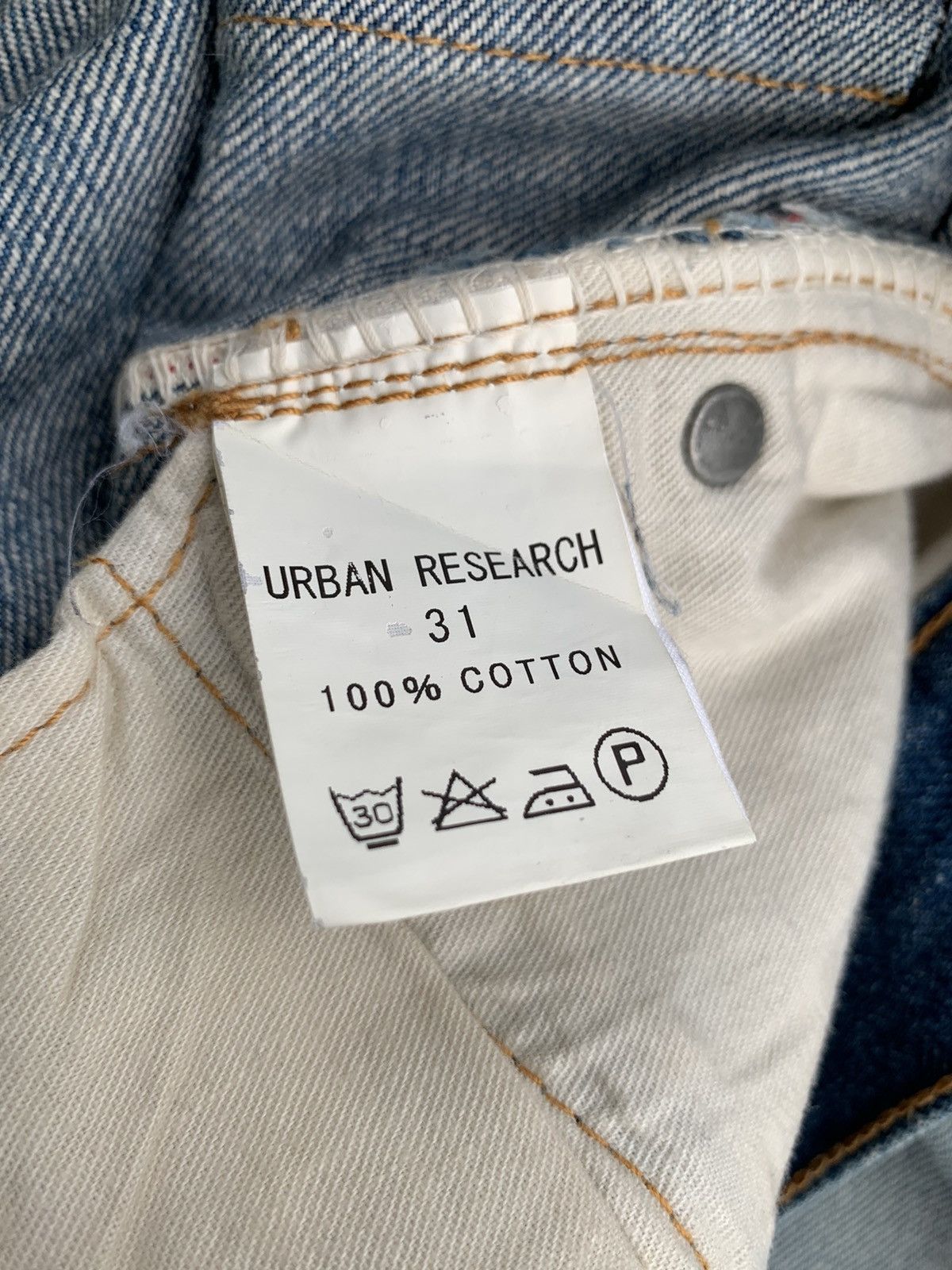 URBAN RESEARCH DOORS Urban Research Redline Selvedge Distressed Denim Size US 30 / EU 46 - 8 Thumbnail