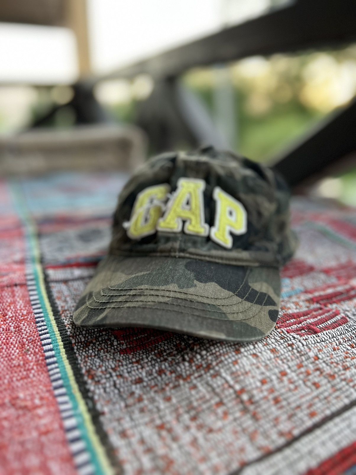 Gap 🔥 Vintage GAP Camo Cap – One Size Size ONE SIZE - 1 Thumbnail