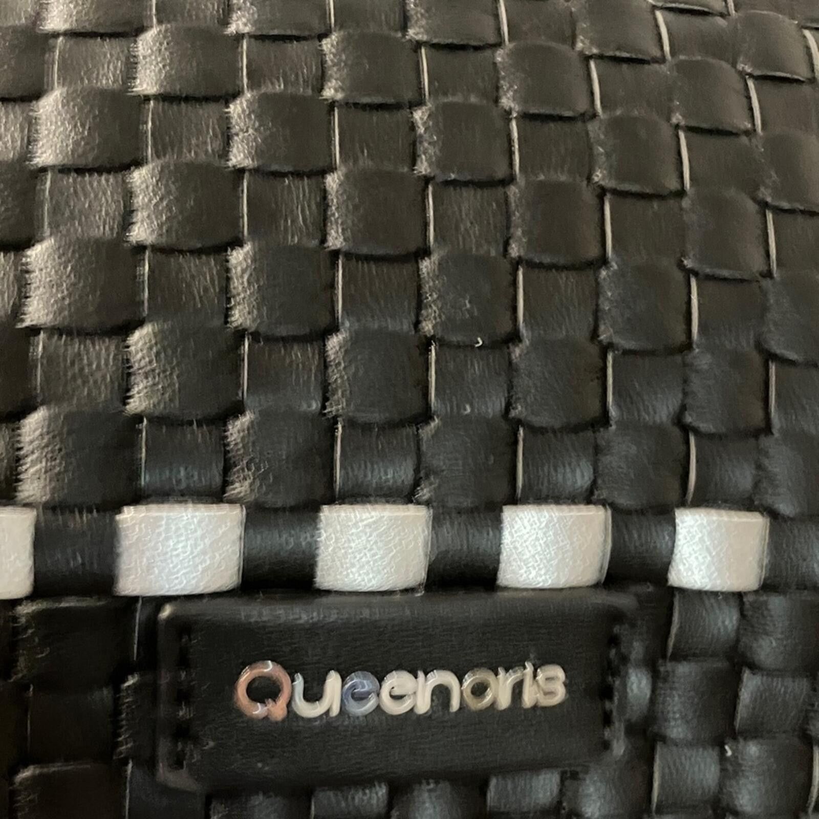 Other NWT Black Woven Tote with White Check Pattern Size ONE SIZE - 11 Thumbnail