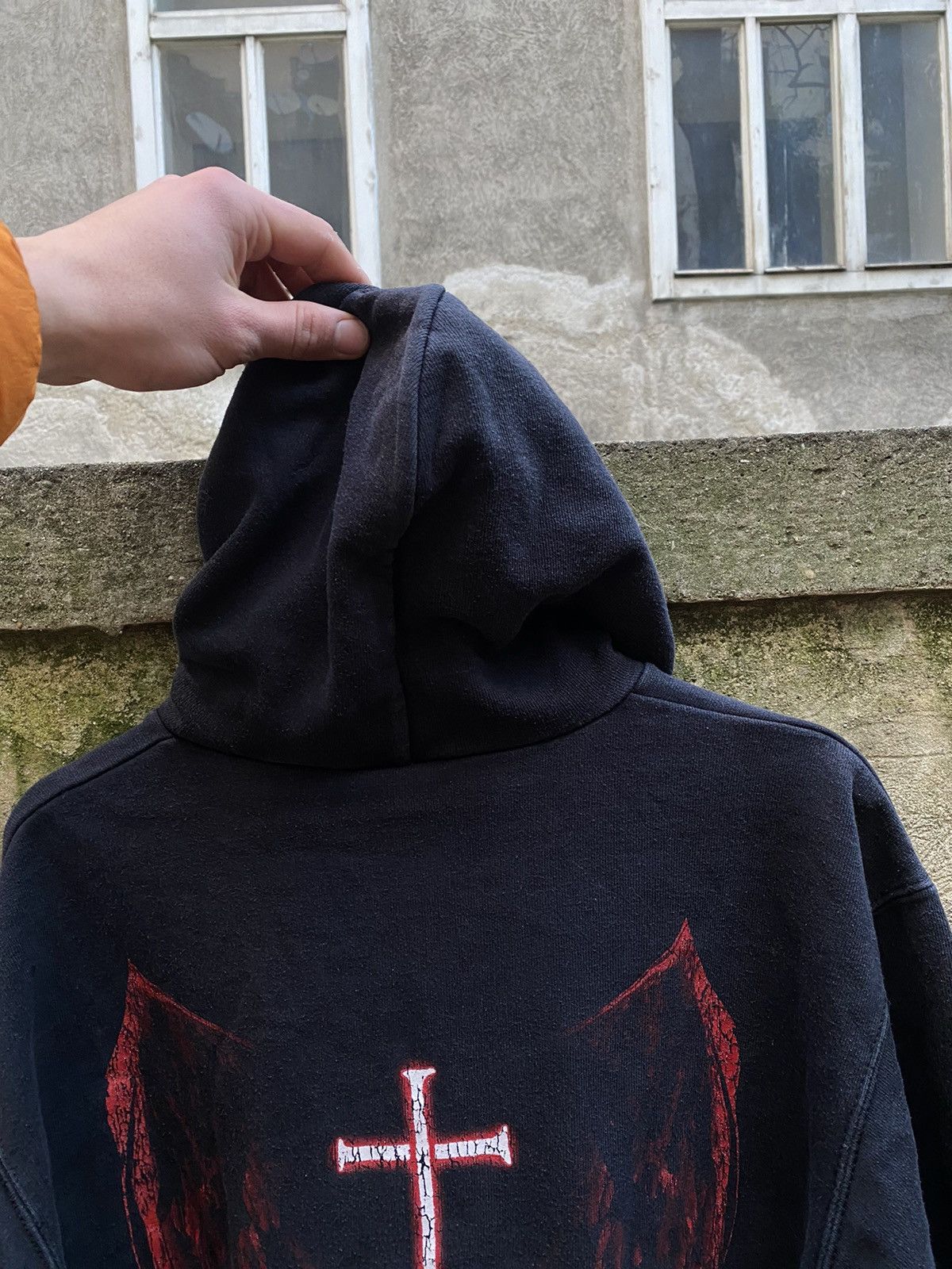 Band Tees × Vintage Vintage Extremo Frei Zu Sein Rock Y2K Baggy Hoodie Size US M / EU 48-50 / 2 - 4 Thumbnail