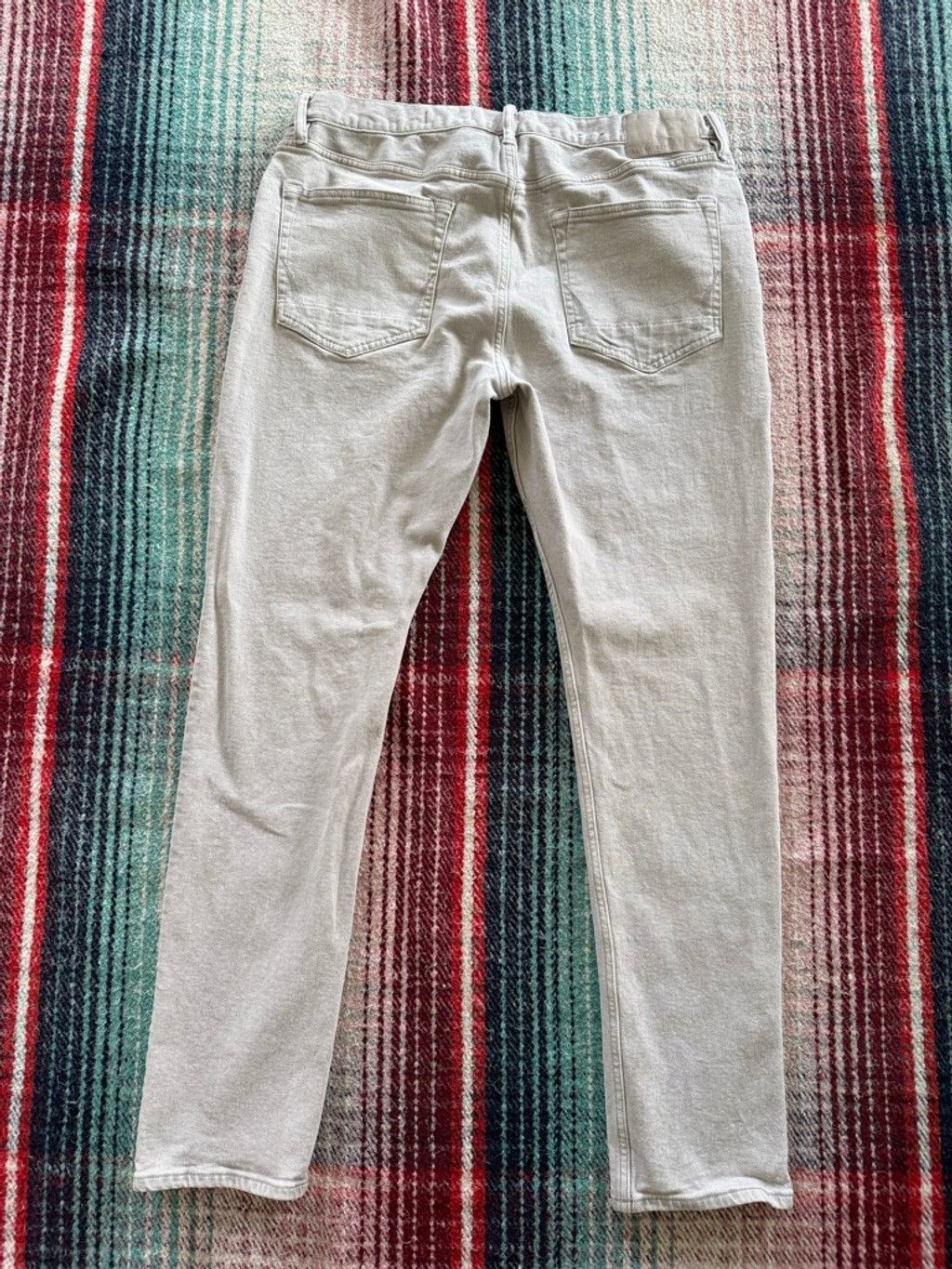Allsaints Men's ALLSAINTS Slim Straight Jeans Waist 36 Gray Size US 36 / EU 52 - 3 Thumbnail