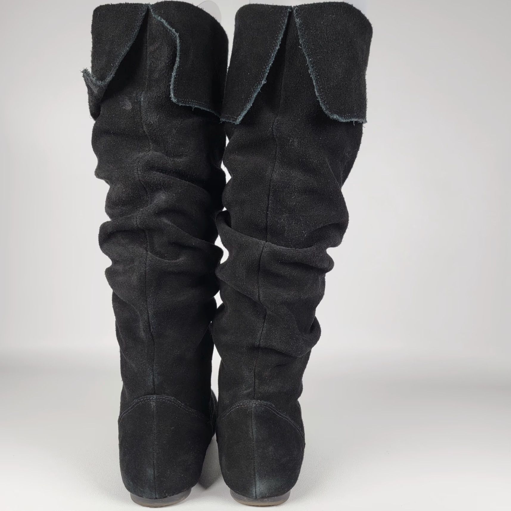 Steve Madden Steve Madden Black Suede Slip On Knee High Boots Women 7.5 Bonanza Brown Fashion Boots Menus? Size US 8 / IT 38 - 7 Thumbnail