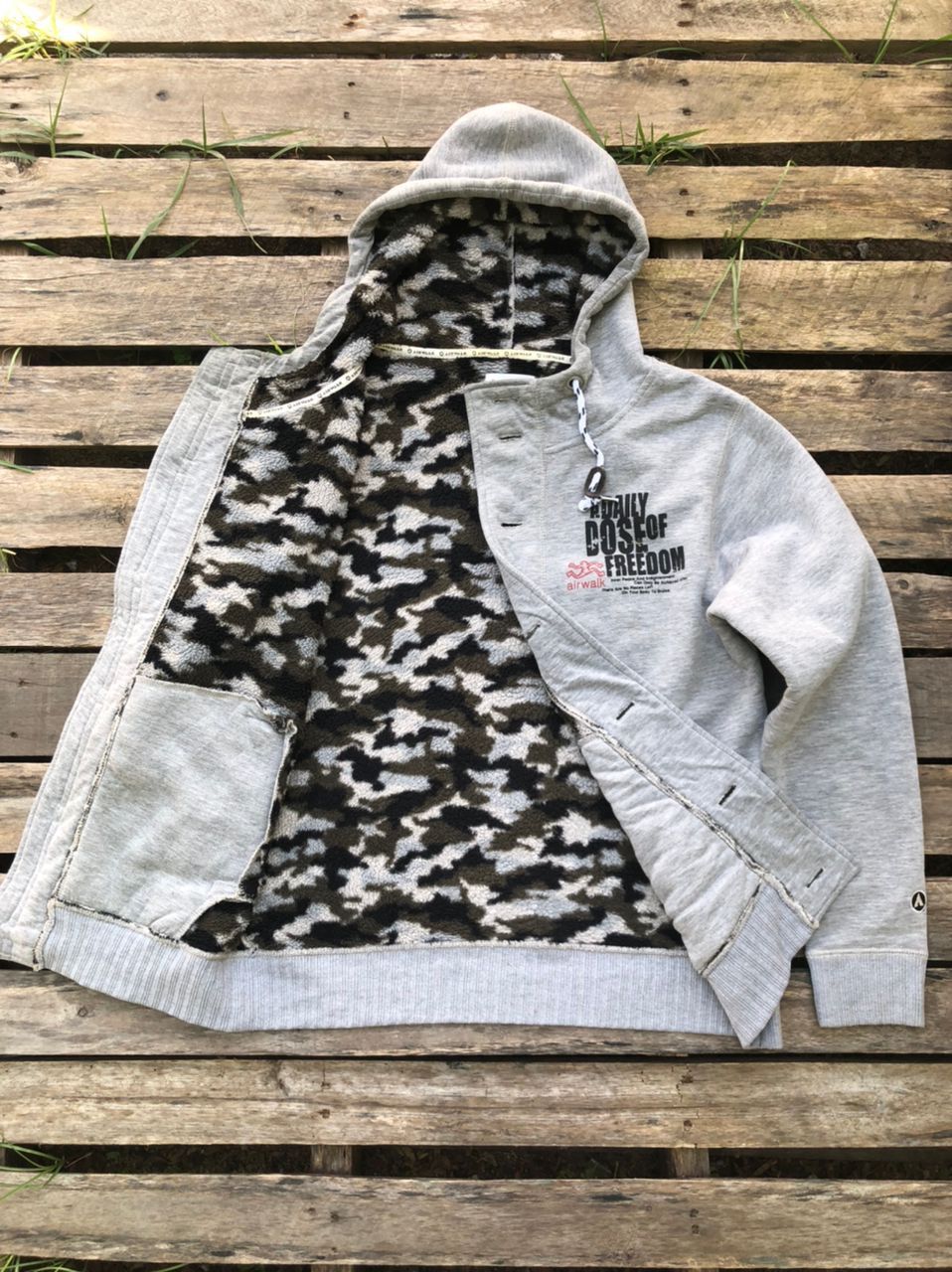 Airwalk × Vintage Vintage Airwalk Fur Lined Hoodie Size US M / EU 48-50 / 2 - 1 Thumbnail