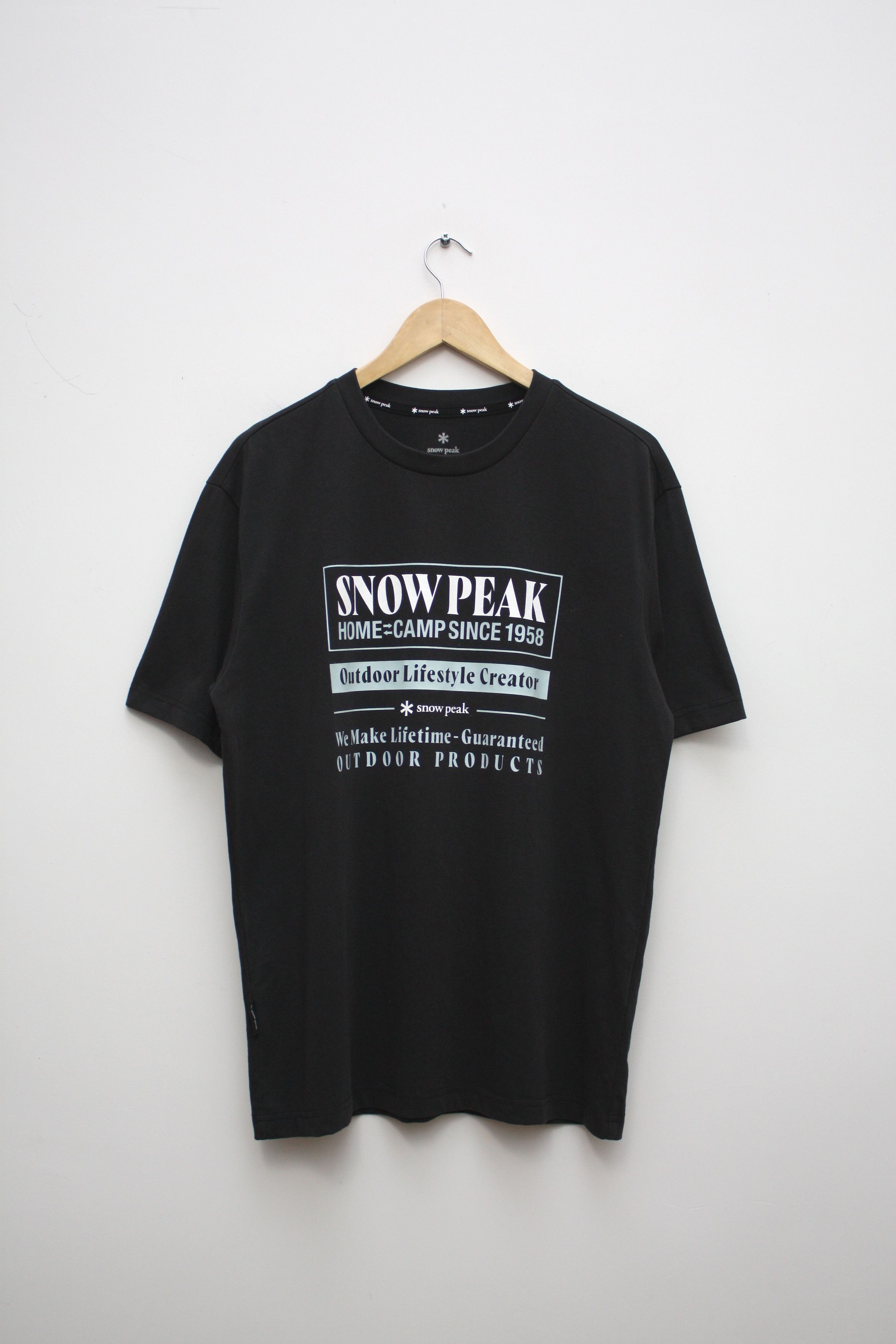 Snow Peak Snow Peak Black Logo T-Shirt Men's Size US M / EU 48-50 / 2 - 1 Thumbnail