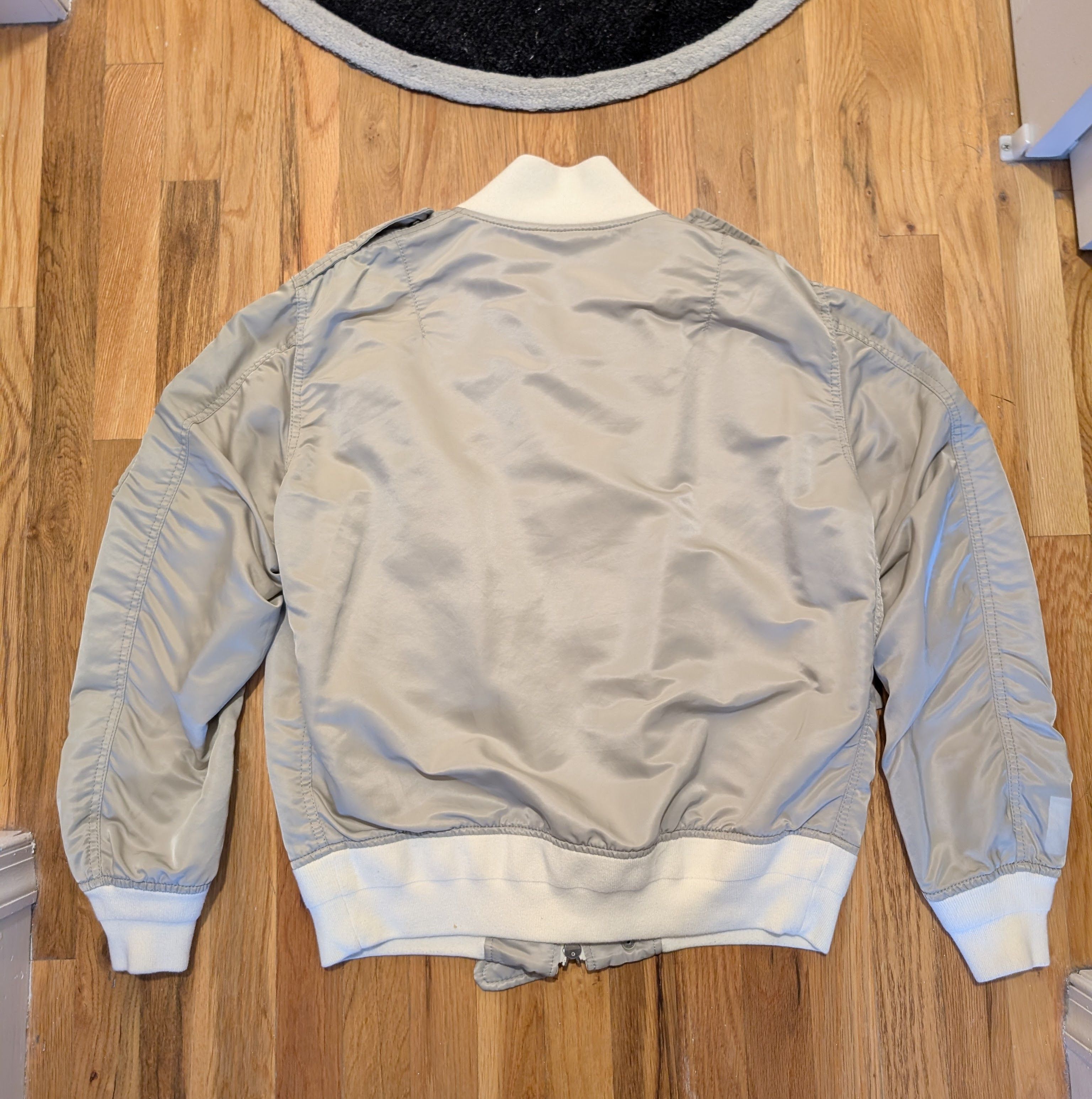 Sacai Sacai 18SS Grey Nylon Bomber Jacket Size US M / EU 48-50 / 2 - 2 Thumbnail