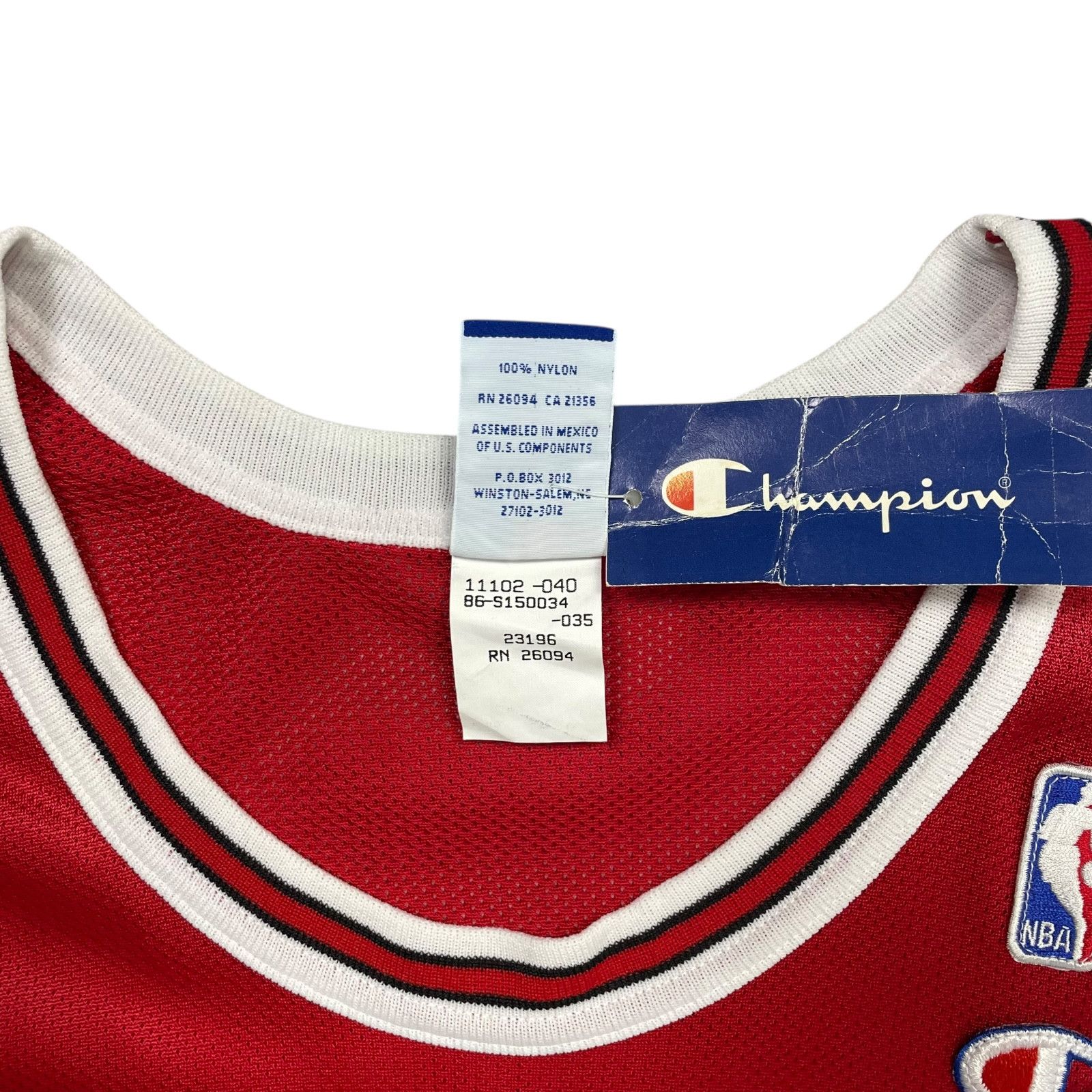 Champion VTG 90s CHICAGO BULLS DENNIS RODMAN CHAMPION JERSEY SIZE 40 Size US L / EU 52-54 / 3 - 7 Thumbnail
