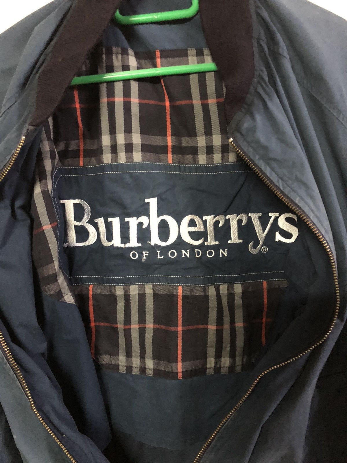 Burberry Vintage 80’s Burberrys Light Jacket Nova Check Zipper Size US L / EU 52-54 / 3 - 6 Thumbnail