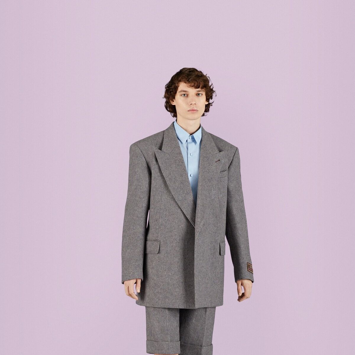 Gucci o1s1wg110125 Wool Cashmere Formal Jacket in Dark Grey Size US M / EU 48-50 / 2 - 7 Thumbnail