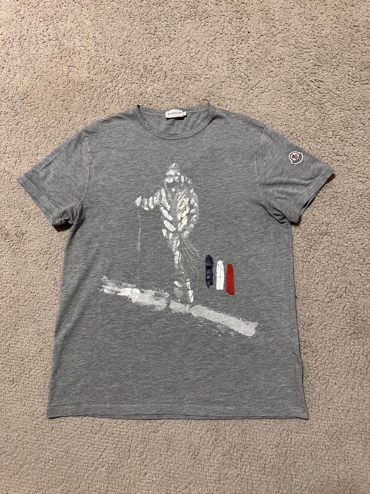 Moncler MONCLER Montreal T-shirt Sz L Size US L / EU 52-54 / 3 - 1 Thumbnail