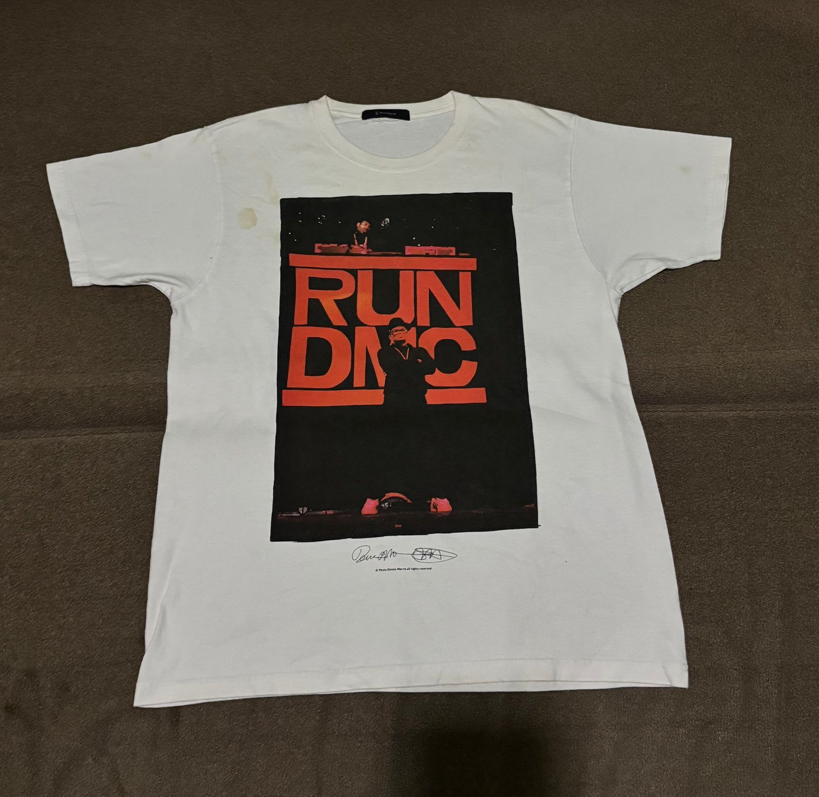 Japanese Brand Run Dmc Photo By Dennis Morris Photo Print Shirt Size US M / EU 48-50 / 2 - 1 Thumbnail