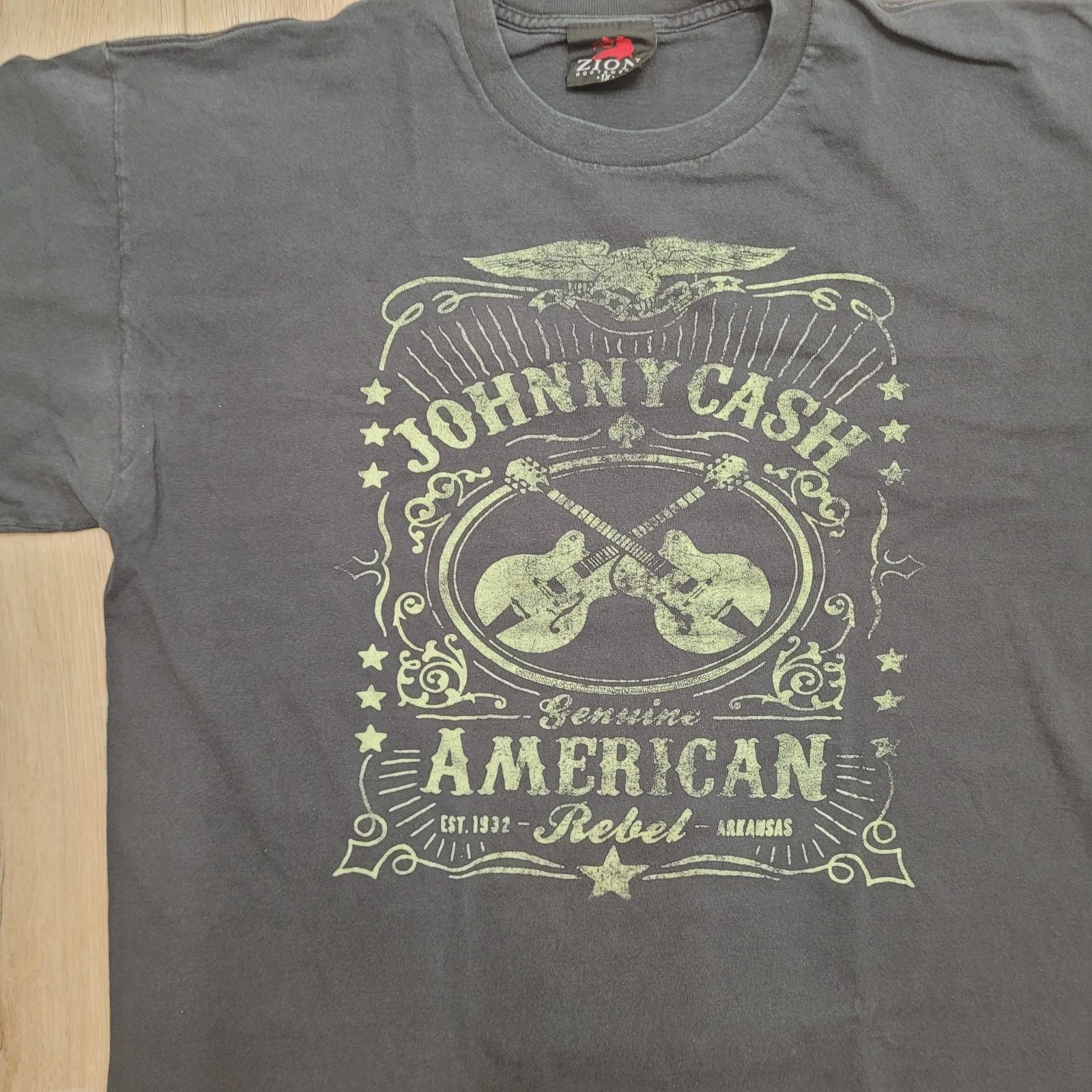 Zion Rootswear Johnny Cash Shirt Mens Large L Zion Rootswear Boxy Tag 1X Size US L / EU 52-54 / 3 - 2 Thumbnail