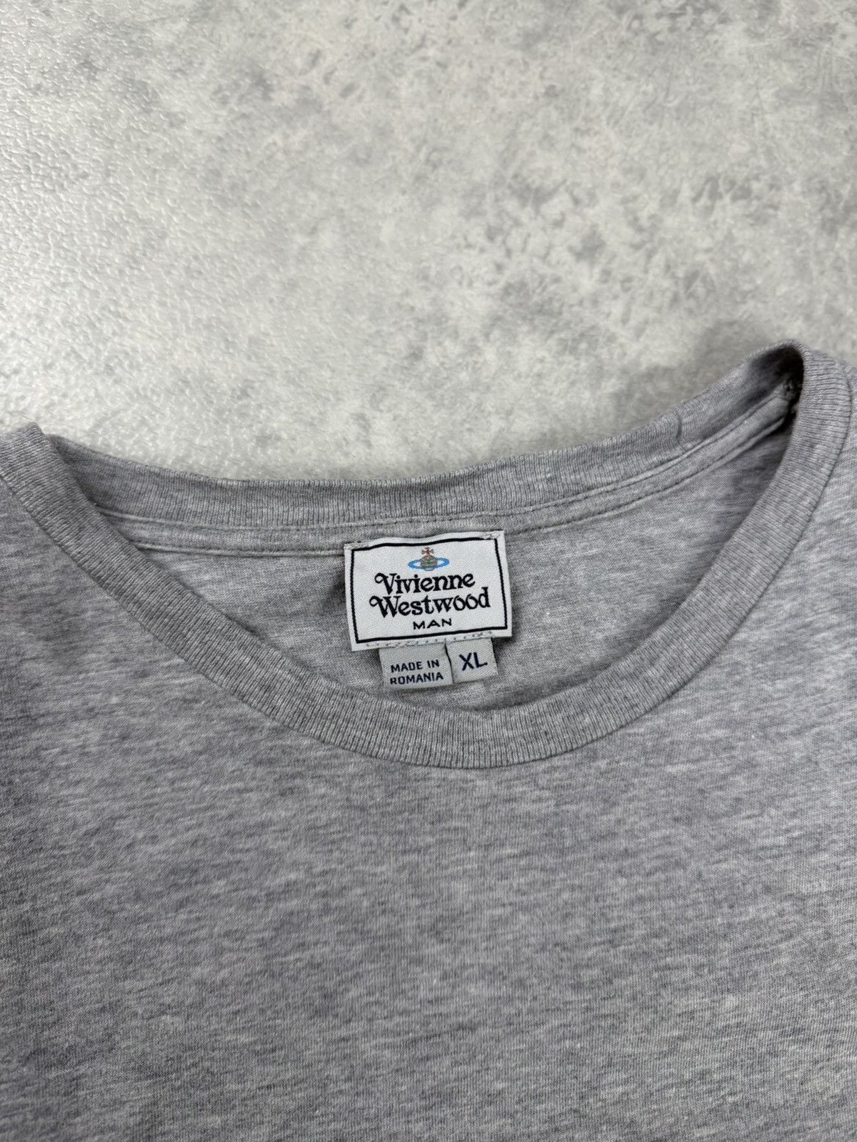 Vivienne Westwood Vivienne Westwood MAN Grey Orb Logo T-Shirt XL Fits M Size US M / EU 48-50 / 2 - 4 Thumbnail