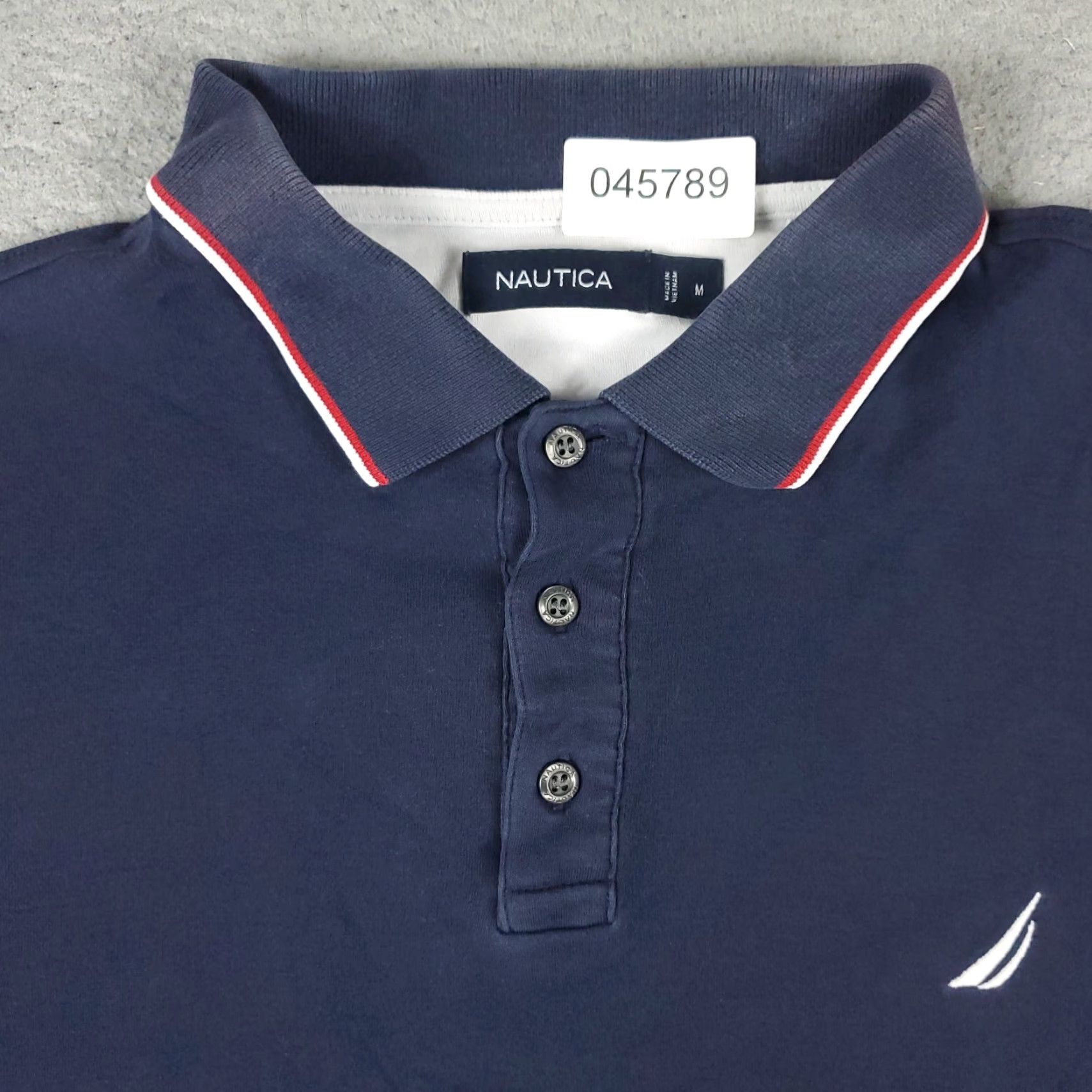 Nautica Nautica Polo Shirt Mens Size Medium Blue Solid Short Sleeve Casual Polo Shirt Adult M Blue Nautica Polo Mens Medium Blue 90s Preppy Sports Style Size US M / EU 48-50 / 2 - 2 Thumbnail