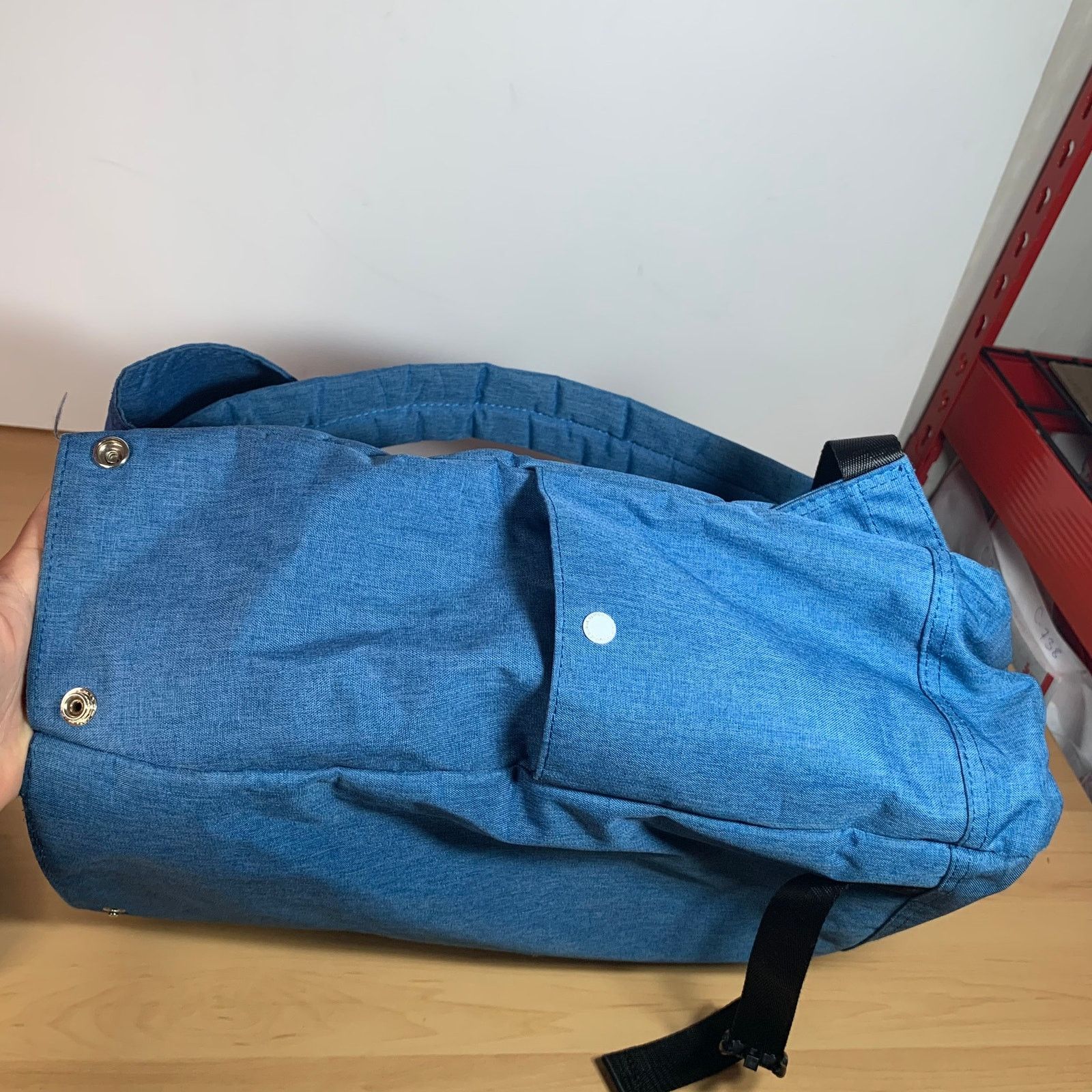Other Anello High Density Mokucho Polyester in Blue Backpack Size ONE SIZE - 14 Thumbnail