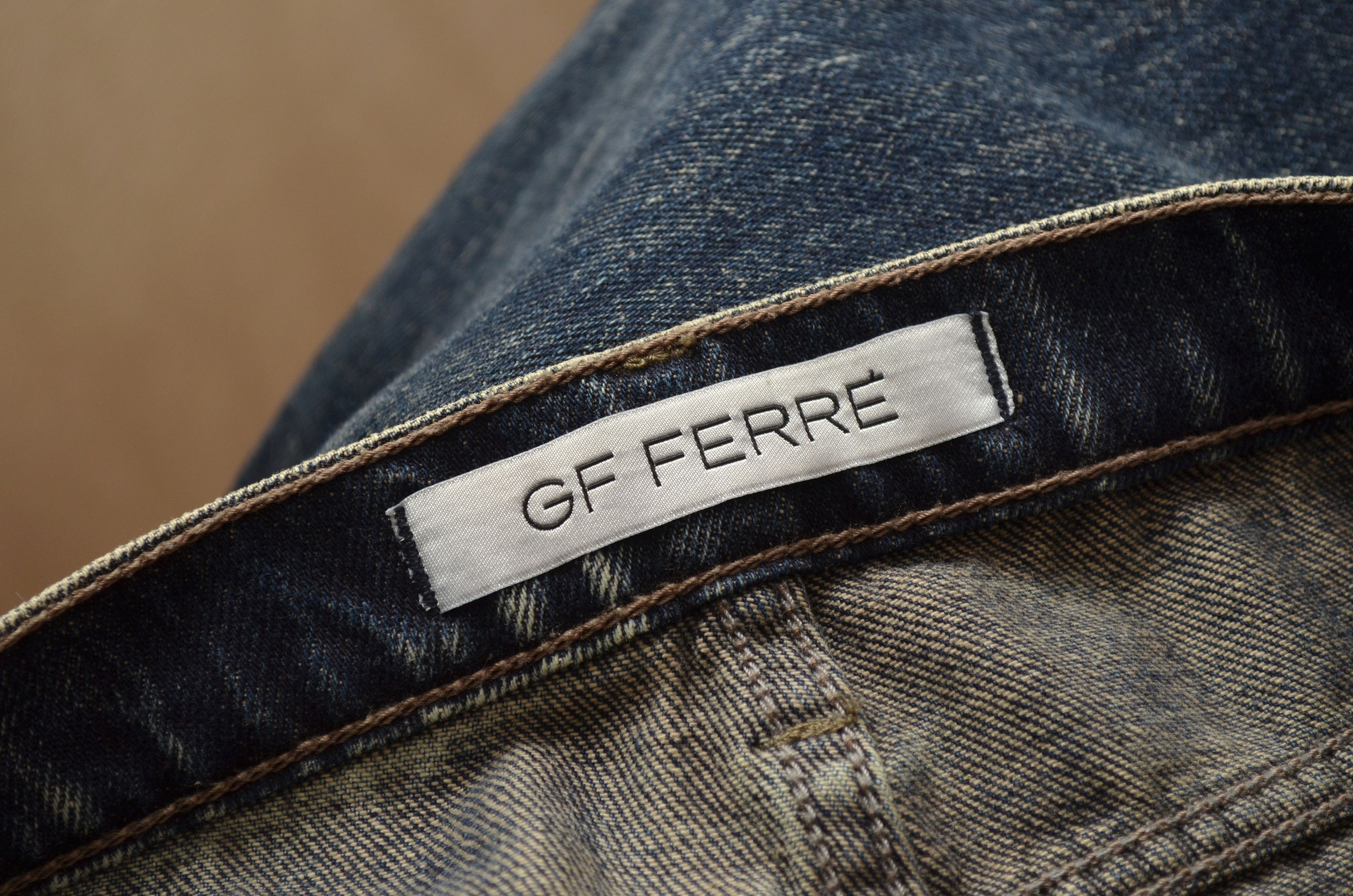 Gianfranco Ferre × Vintage Vintage Gianfranco Ferre Distressed Jeans Size W33 RARE y2k Size US 33 - 11 Thumbnail