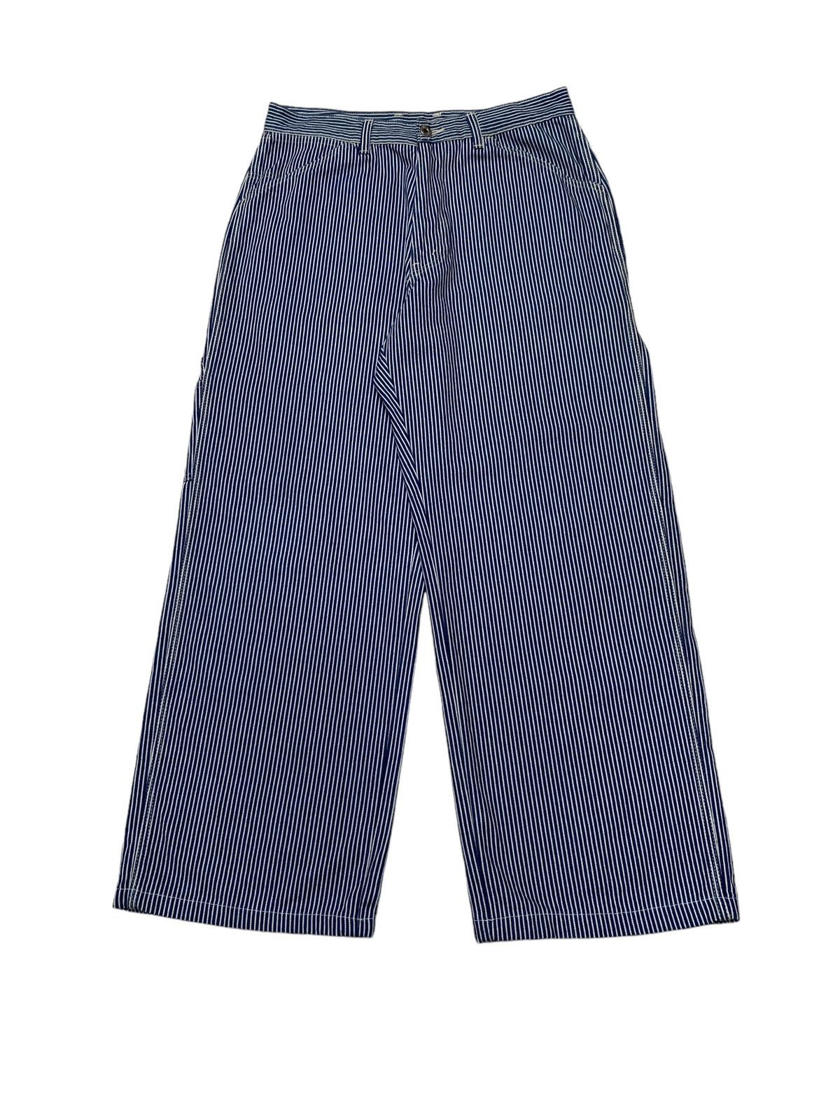 image of Vintage World Wockers Hickory Pants 2000S in Blue White, Men's (Size 32)