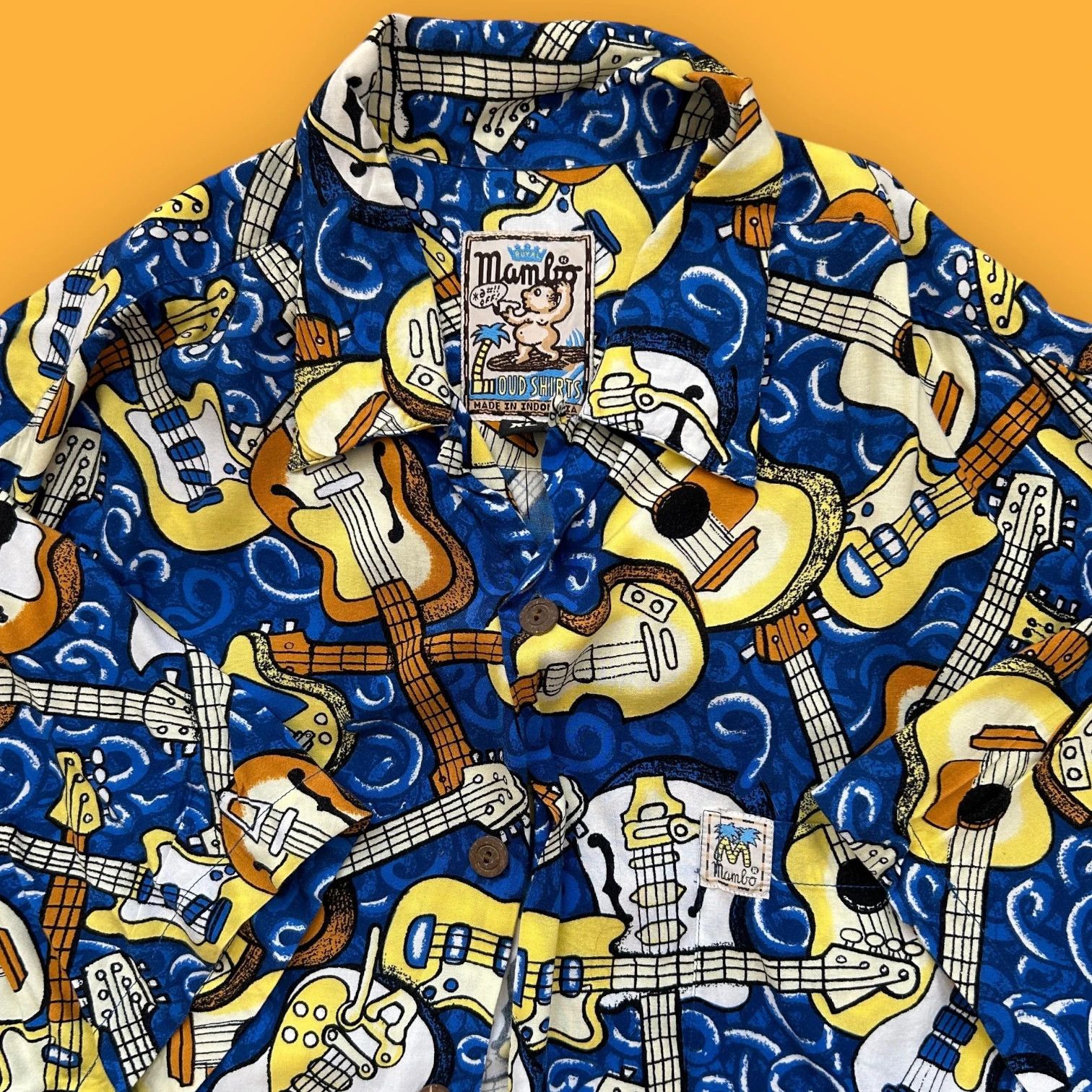 Mambo Vintage 90s Mambo Loud All Over Print Shirt Size US XL / EU 56 / 4 - 1 Thumbnail