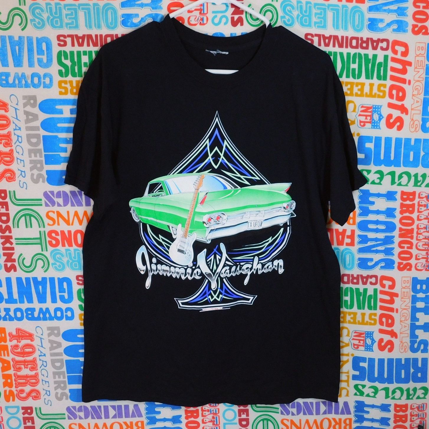 Hanes 90s Jimmie Vaughan Lowrider Pinstripe Graphic T Shirt Size L Size US L / EU 52-54 / 3 - 1 Thumbnail