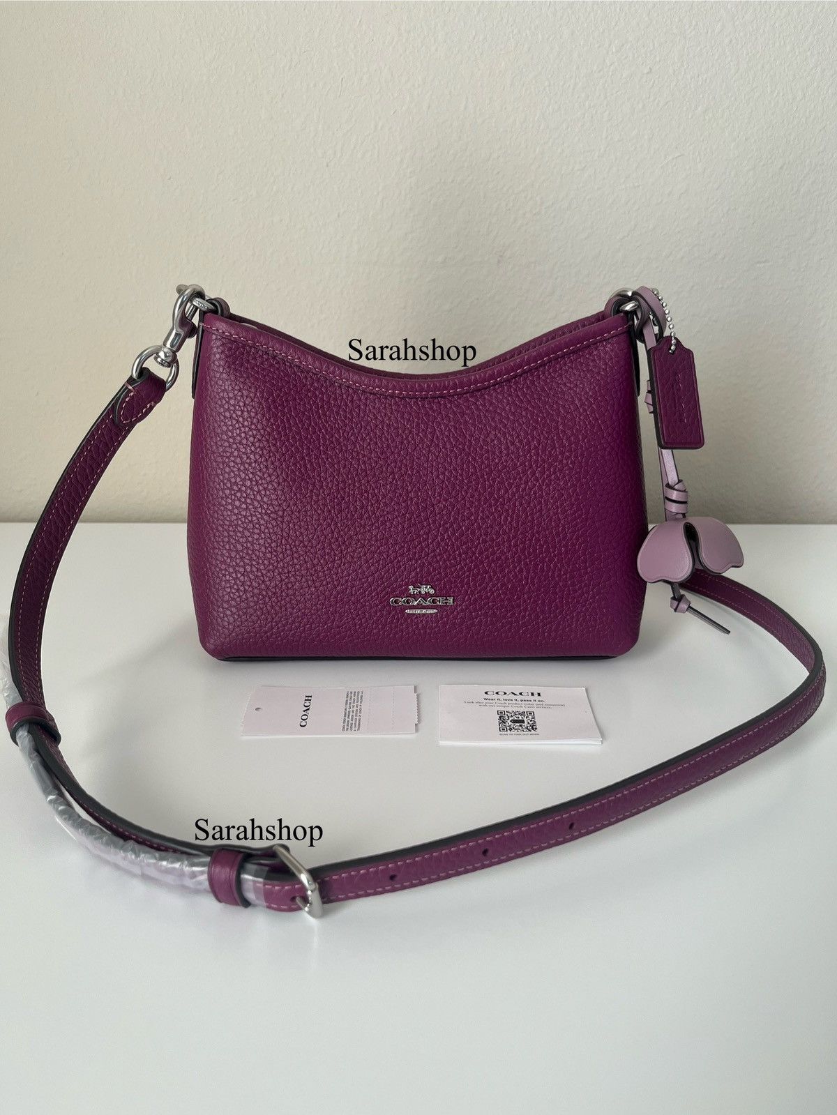 Coach Coach Laurel Small Shoulder Bag With Floral Charm Size ONE SIZE - 3 Thumbnail