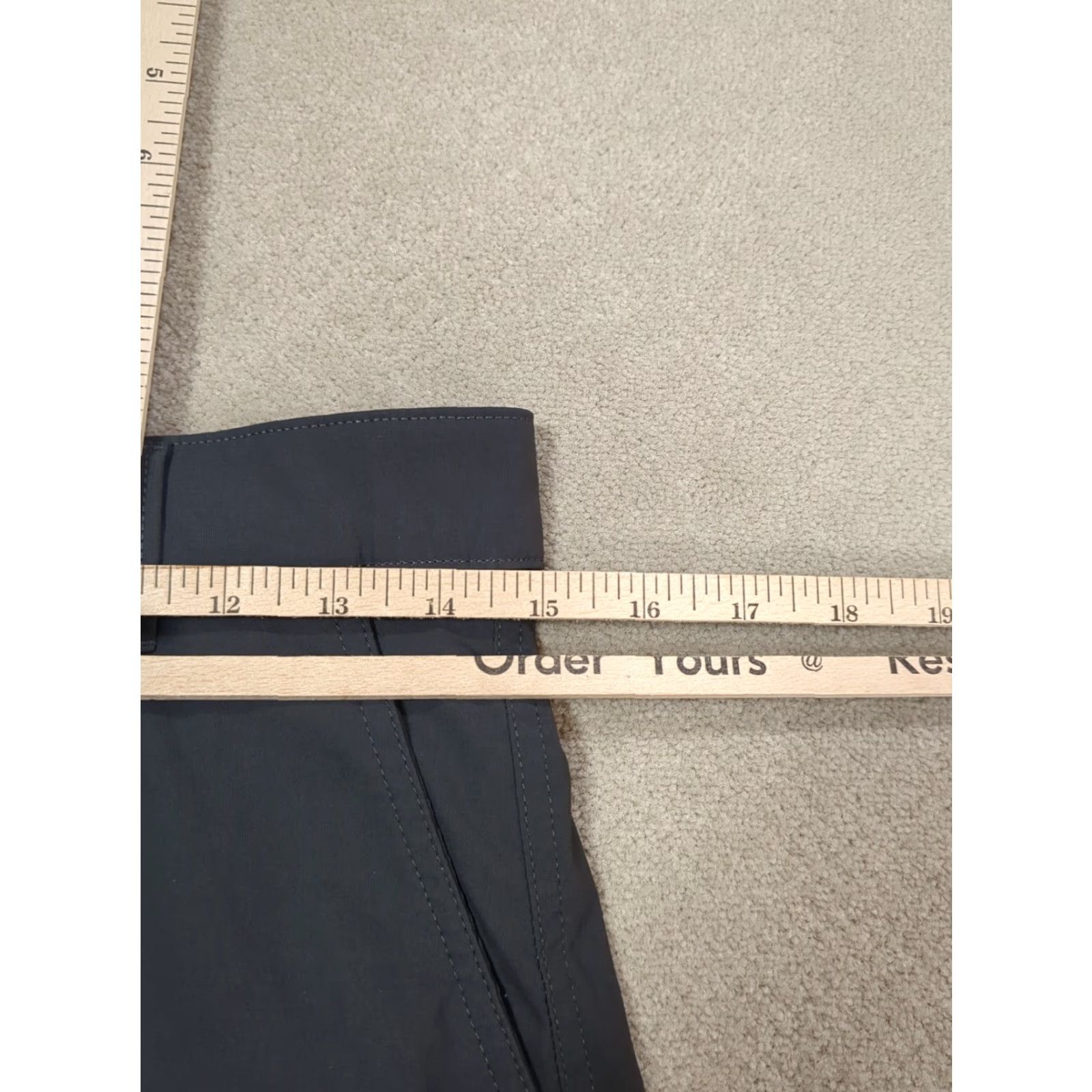 Eddie Bauer Eddie Bauer Shorts Mens 30 Gray Chino Hiking Travel Outdoors Lightweight Nylon Spandex Pockets Logo Regular Fall Spring Summer Winter Outdoor Mens Size US 30 / EU 46 - 3 Thumbnail